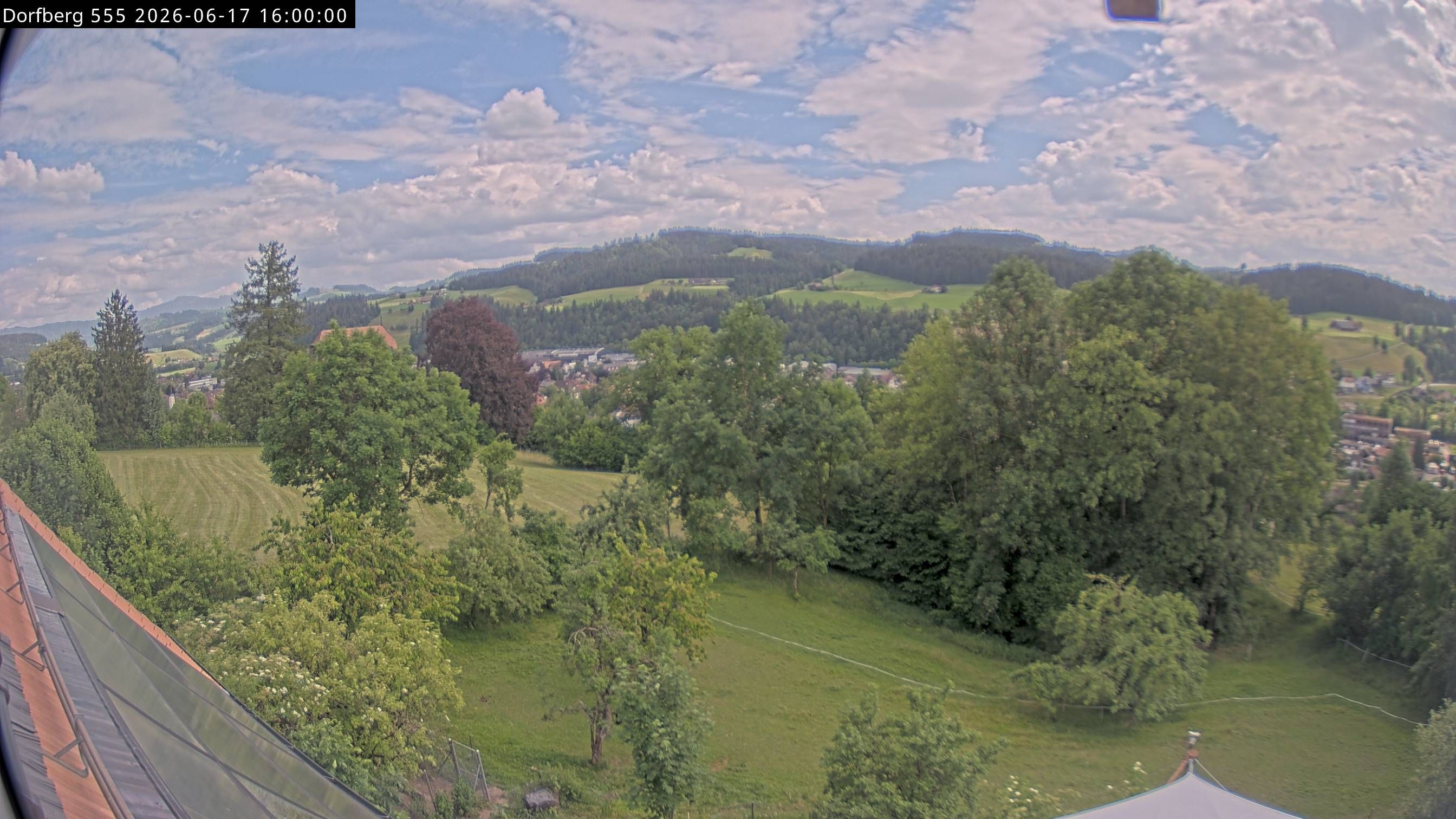 Langnau im Emmental › Südwesten: Aussicht vom Dorfberg in Langnau