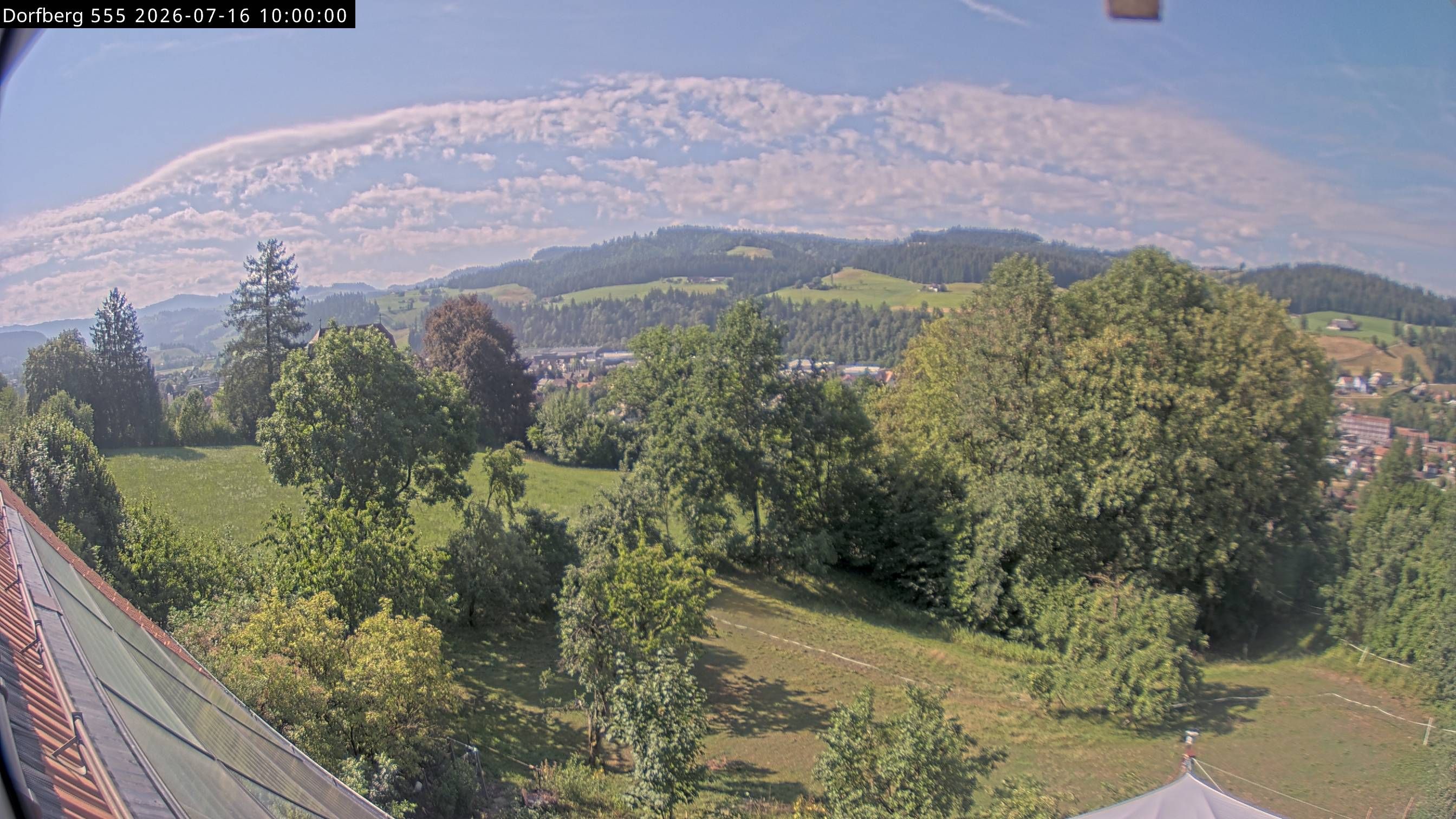Langnau im Emmental › Südwesten: Aussicht vom Dorfberg in Langnau