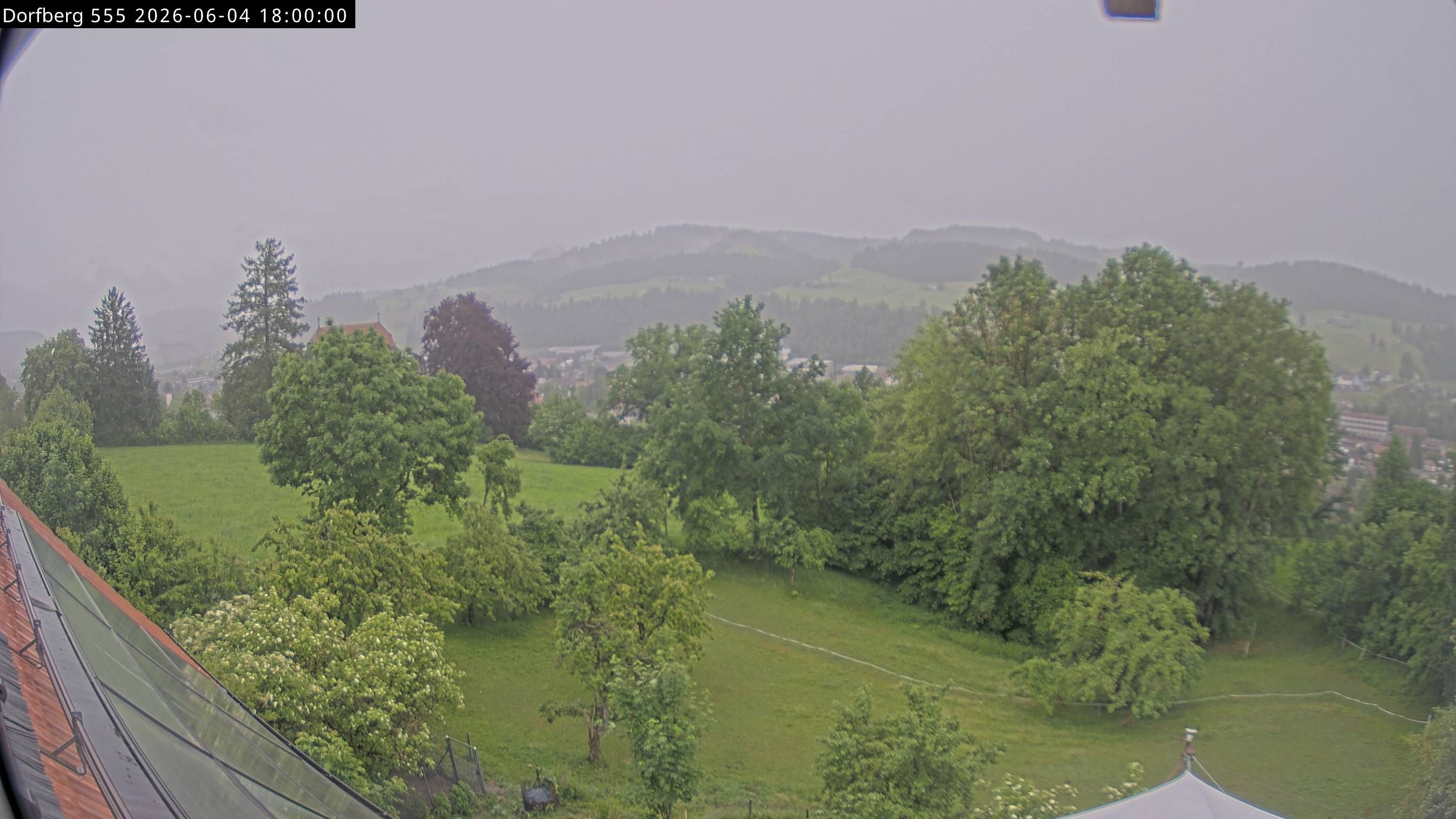 Langnau im Emmental: Aussicht vom Dorfberg in Langnau