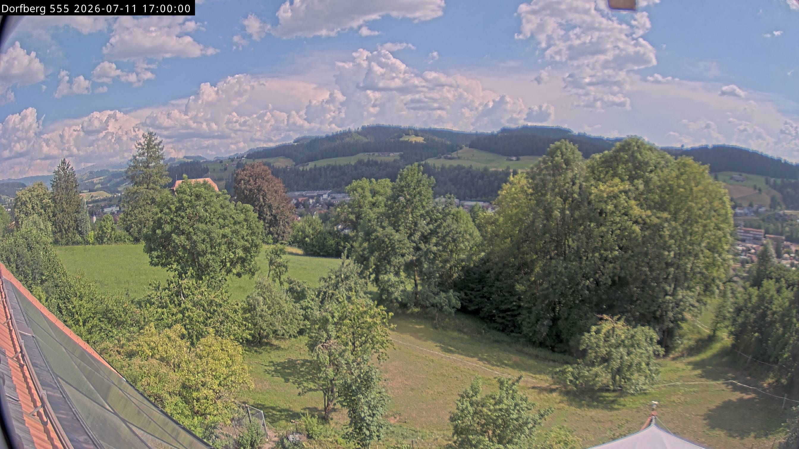 Langnau im Emmental › Südwesten: Aussicht vom Dorfberg in Langnau