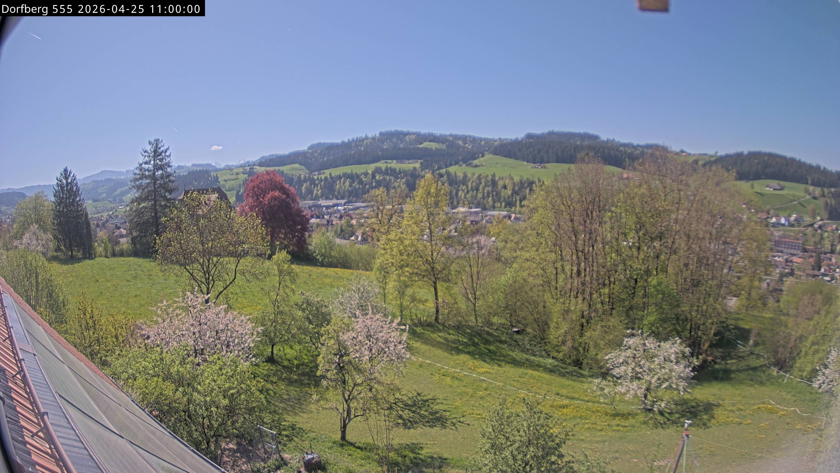 Langnau im Emmental: Aussicht vom Dorfberg in Langnau