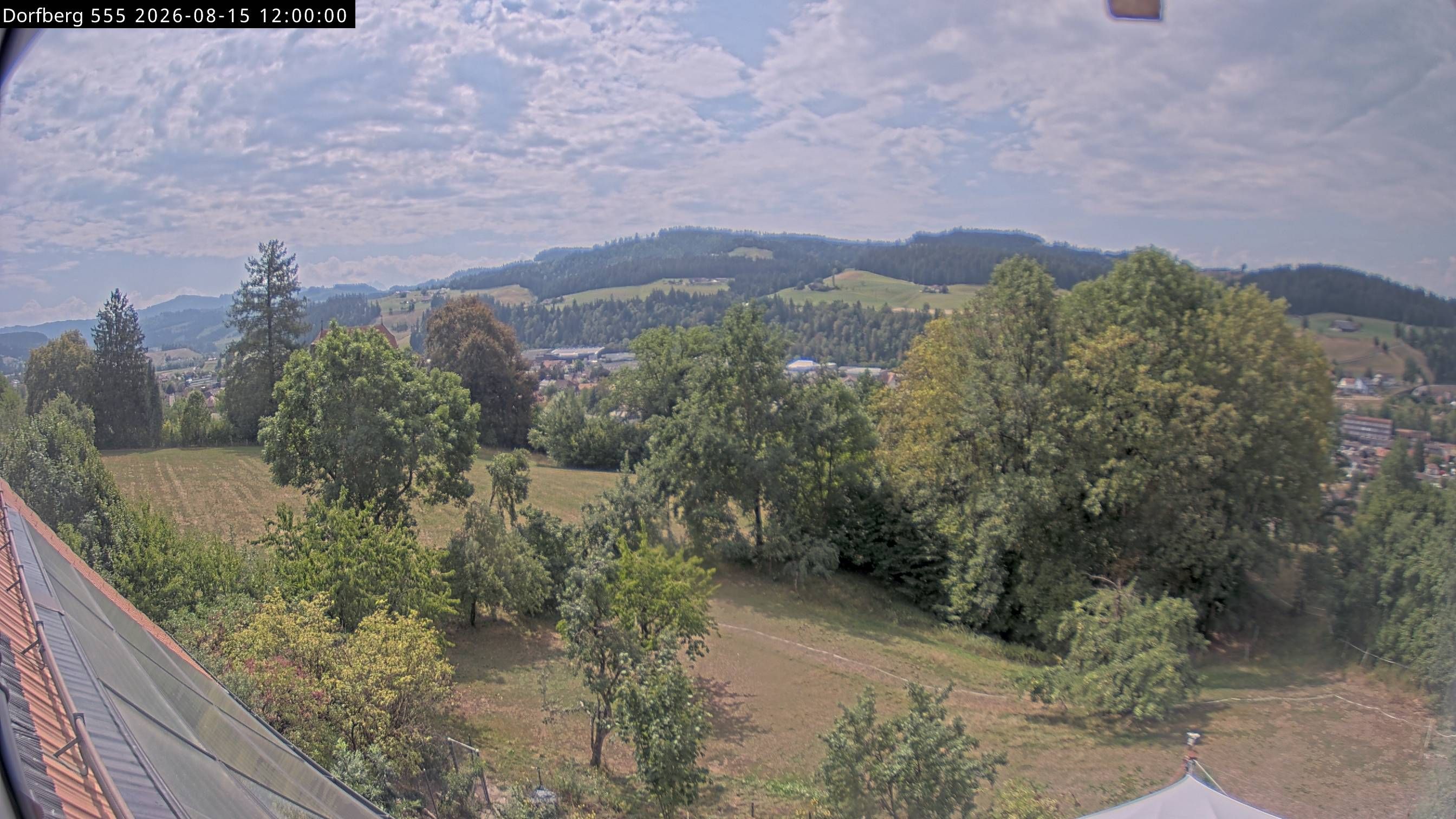 Langnau im Emmental › Südwesten: Aussicht vom Dorfberg in Langnau