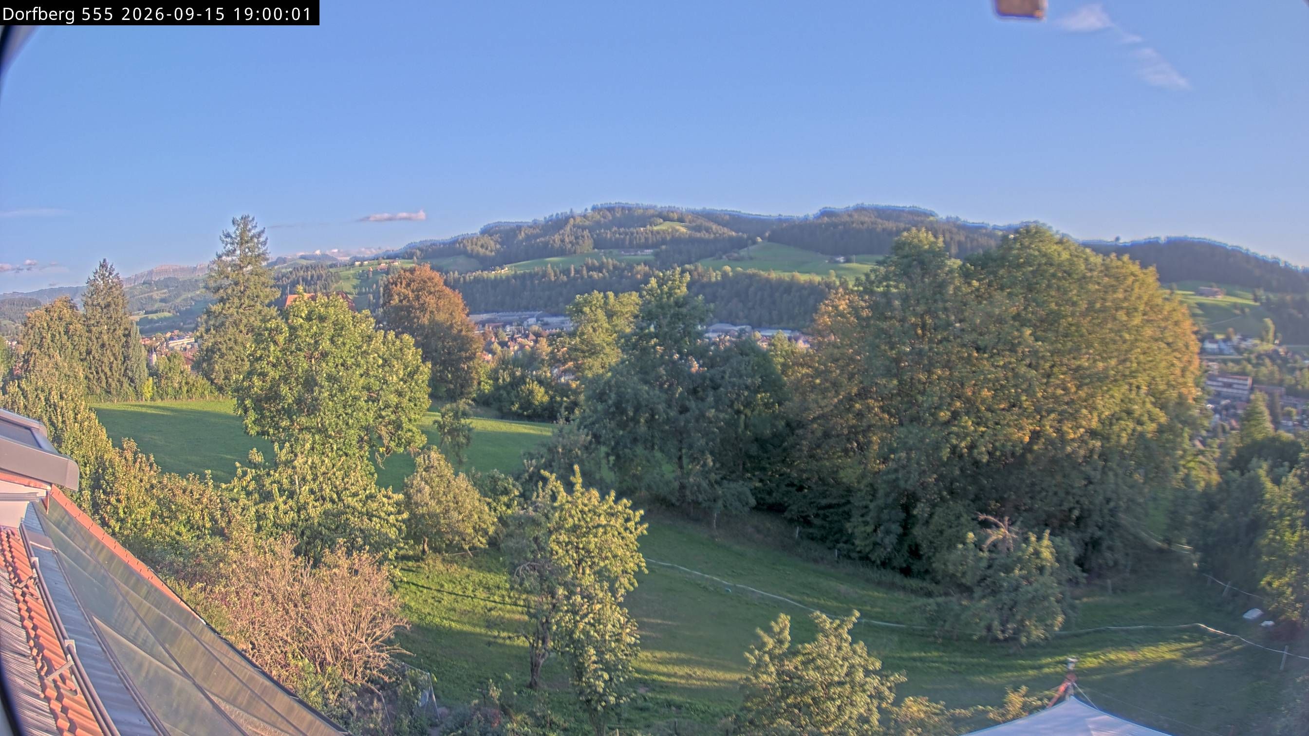 Langnau im Emmental › Südwesten: Aussicht vom Dorfberg in Langnau