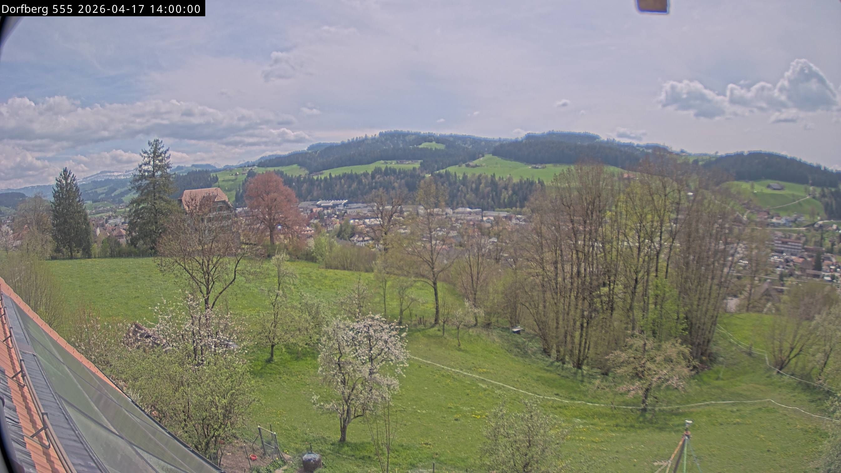 Langnau im Emmental: Aussicht vom Dorfberg in Langnau
