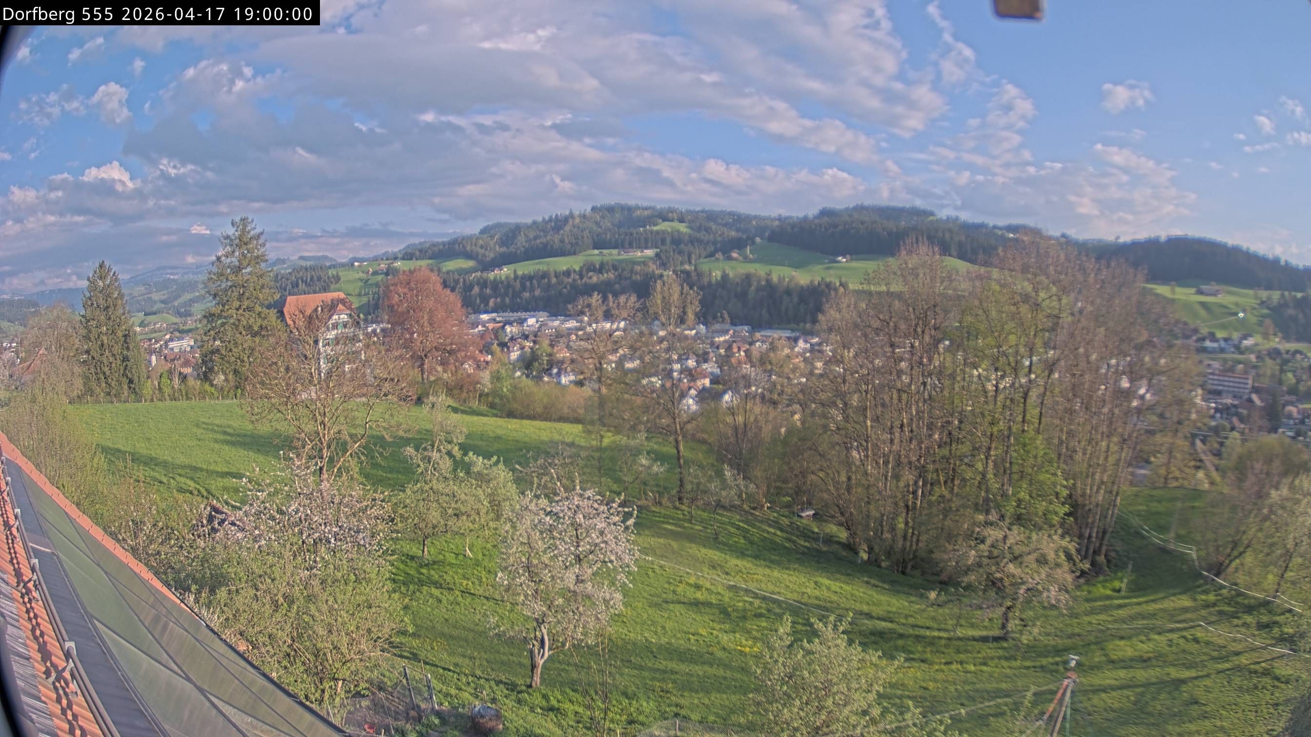 Langnau im Emmental: Aussicht vom Dorfberg in Langnau