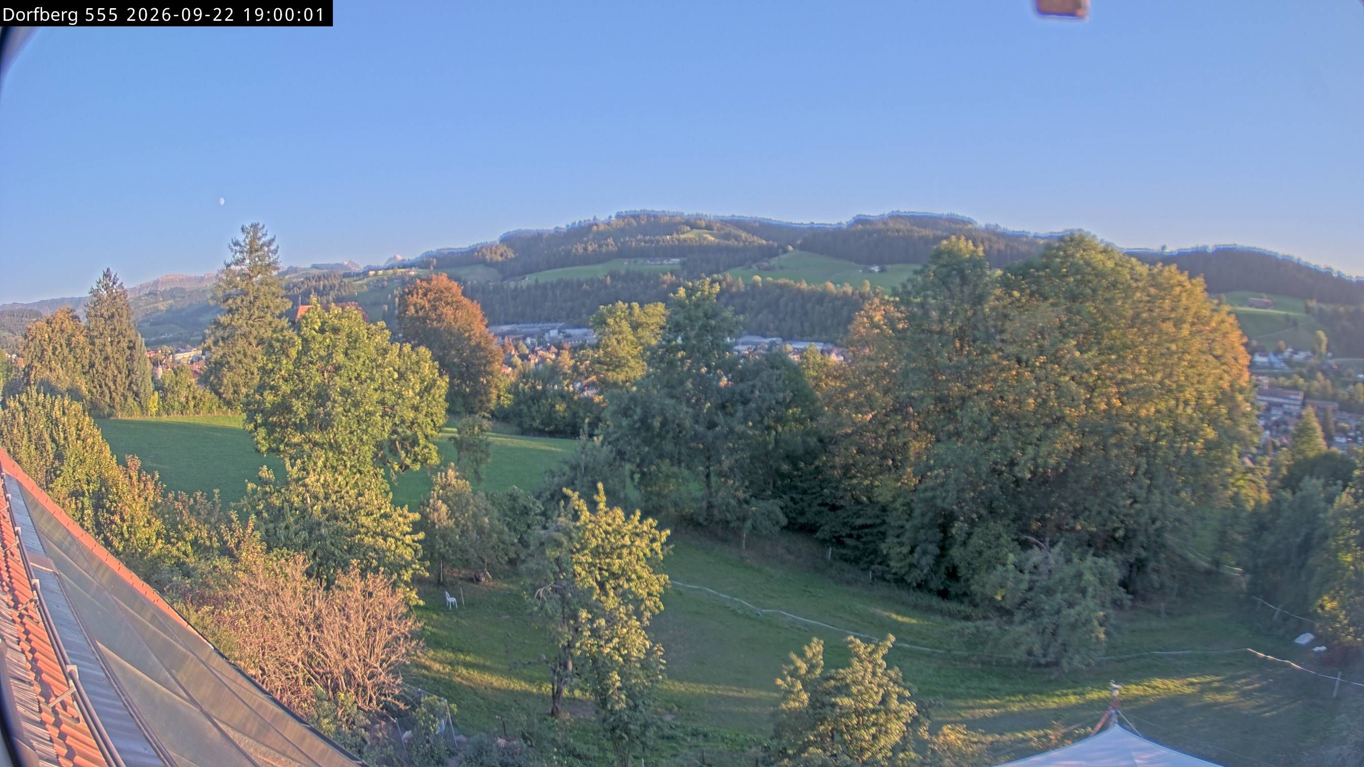 Langnau im Emmental › Südwesten: Aussicht vom Dorfberg in Langnau