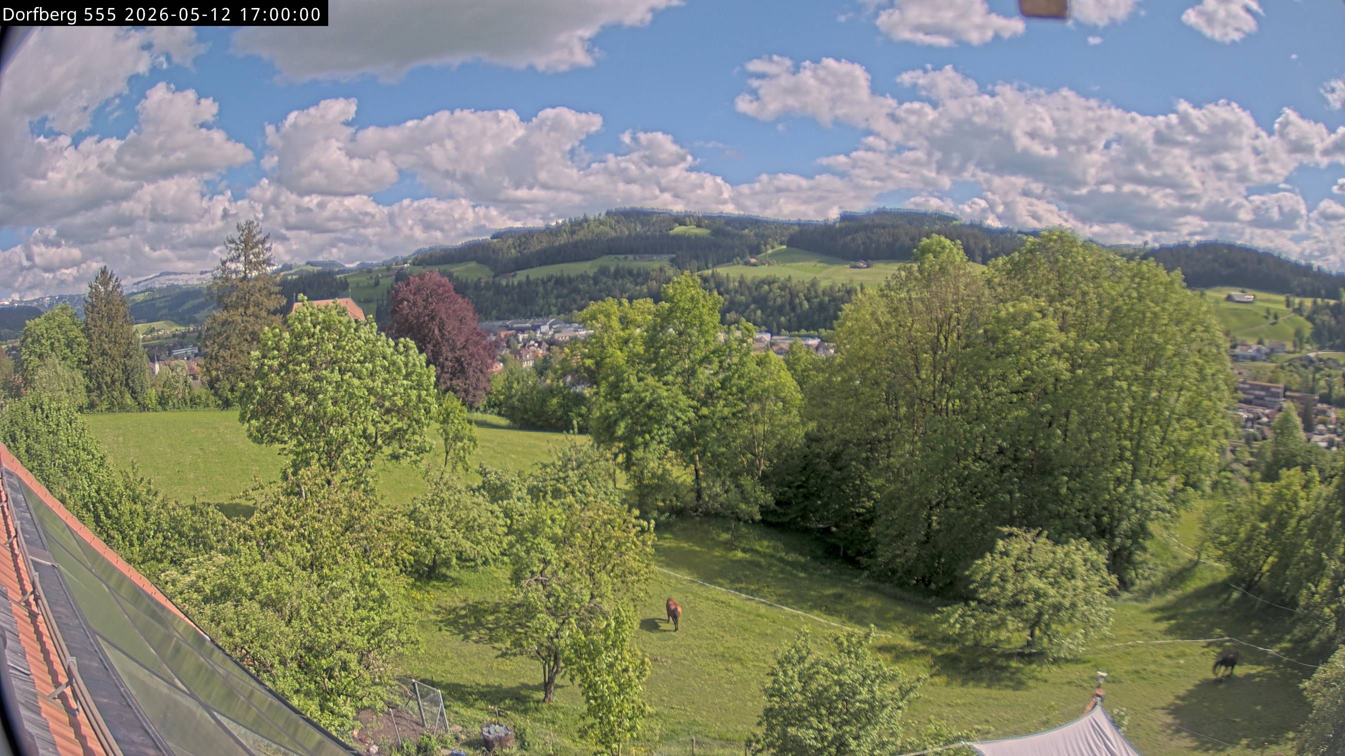 Langnau im Emmental: Aussicht vom Dorfberg in Langnau