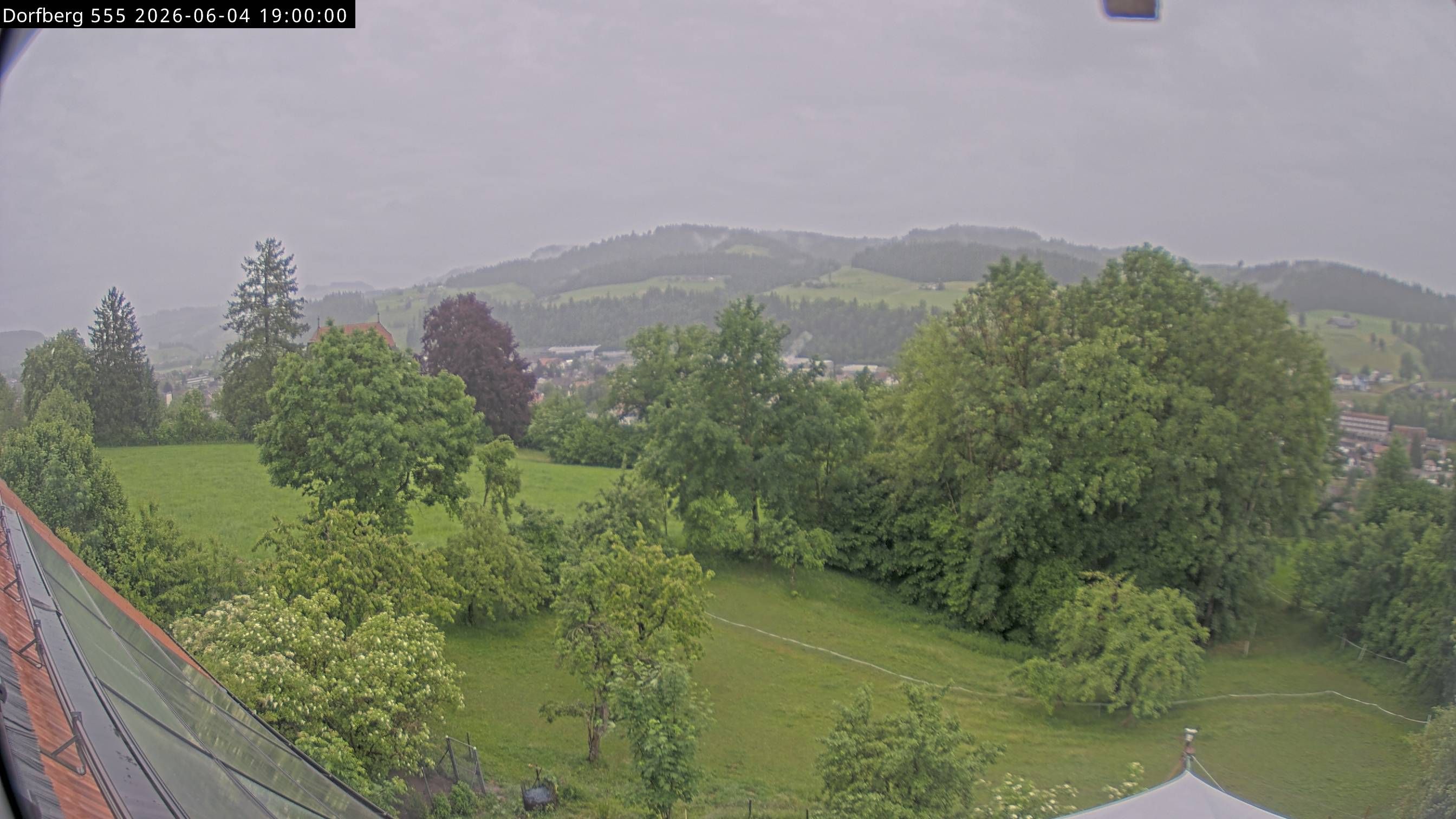 Langnau im Emmental: Aussicht vom Dorfberg in Langnau