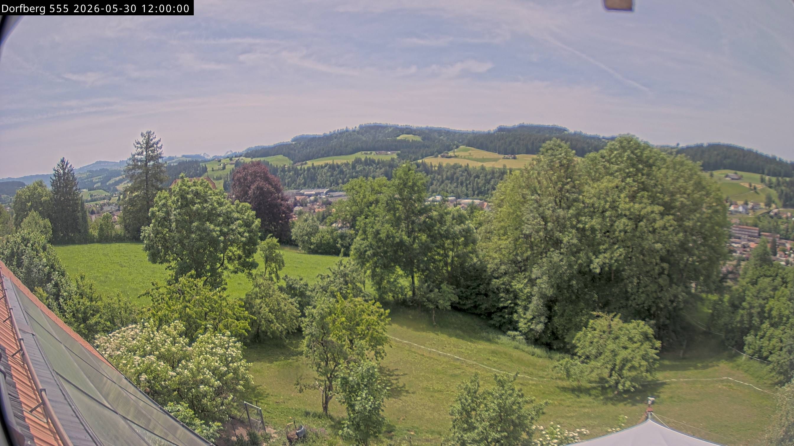 Langnau im Emmental: Aussicht vom Dorfberg in Langnau