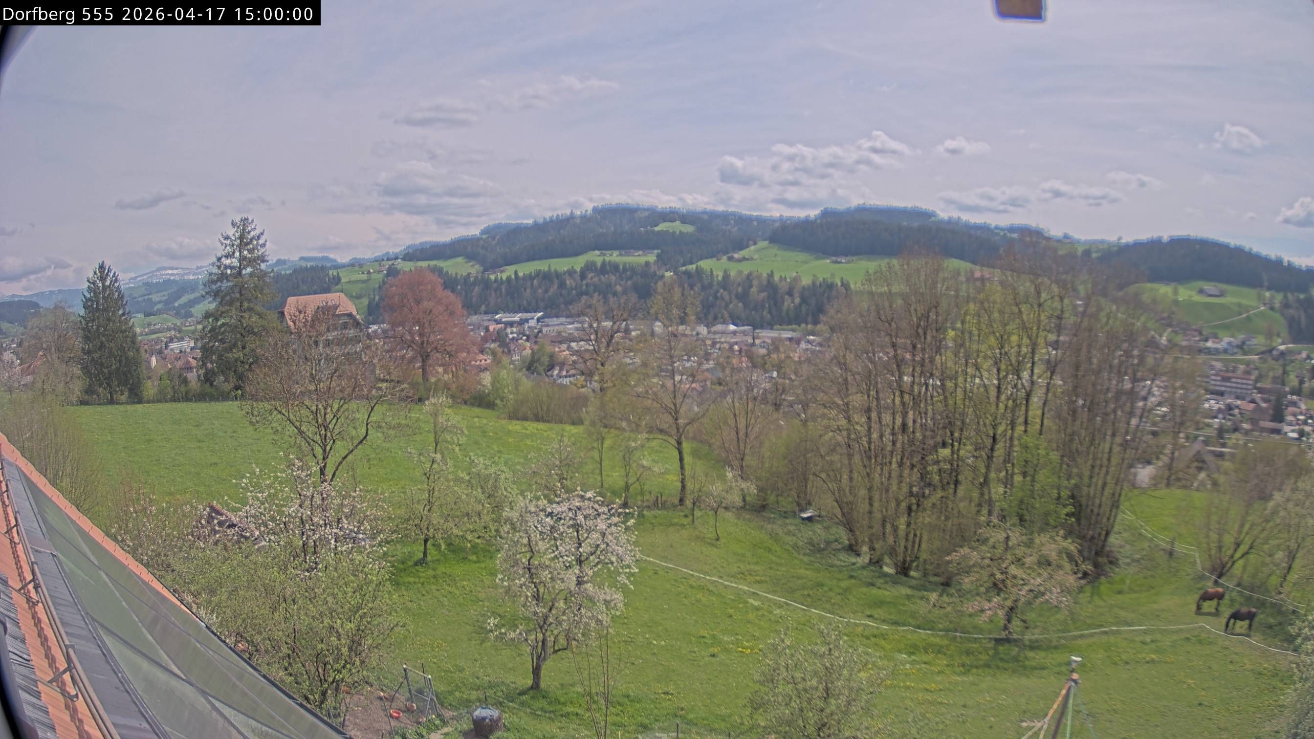 Langnau im Emmental: Aussicht vom Dorfberg in Langnau