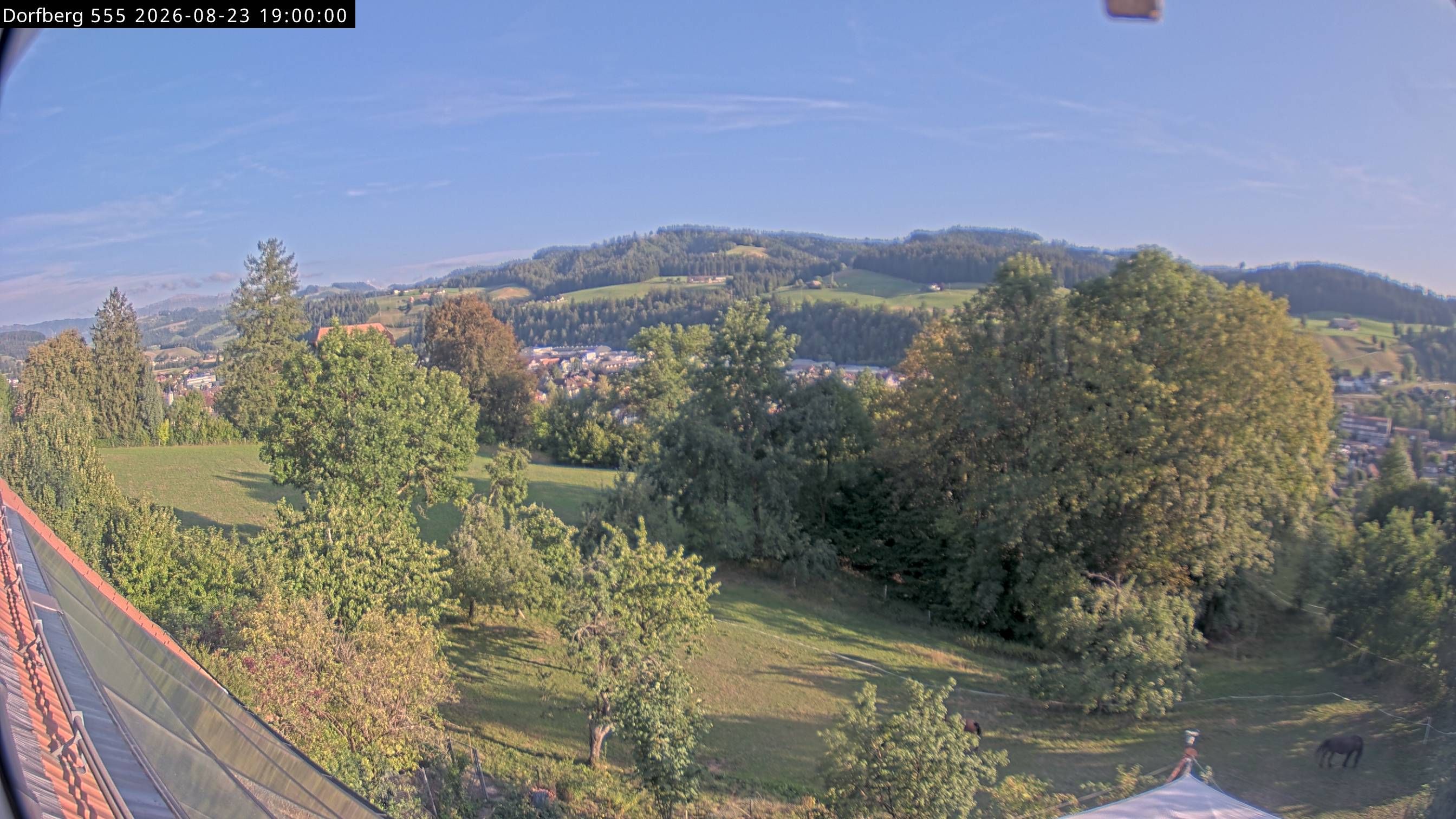 Langnau im Emmental › Südwesten: Aussicht vom Dorfberg in Langnau