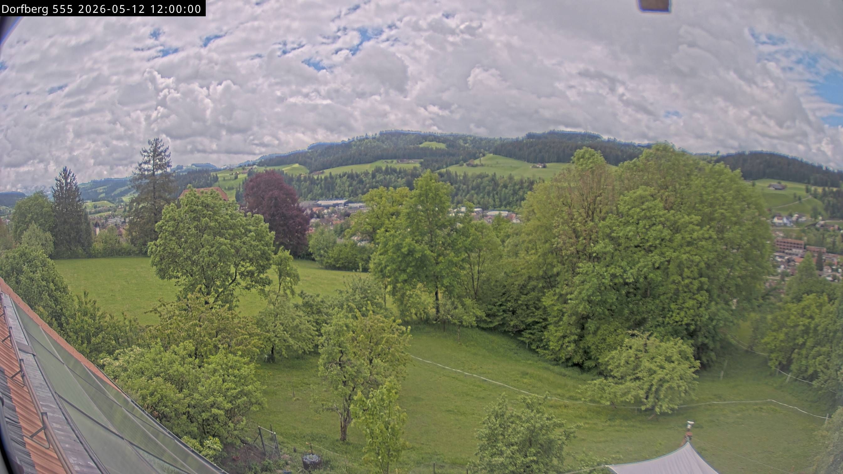 Langnau im Emmental: Aussicht vom Dorfberg in Langnau