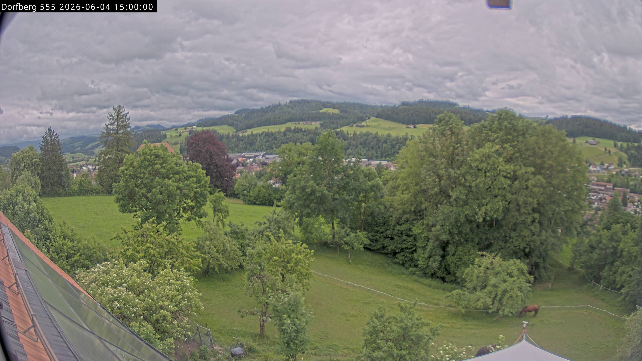 Langnau im Emmental: Aussicht vom Dorfberg in Langnau