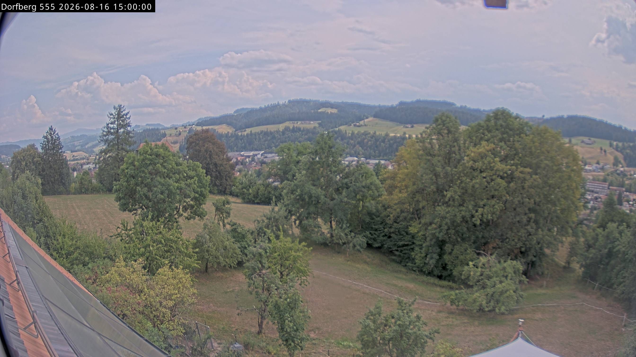 Langnau im Emmental › Südwesten: Aussicht vom Dorfberg in Langnau