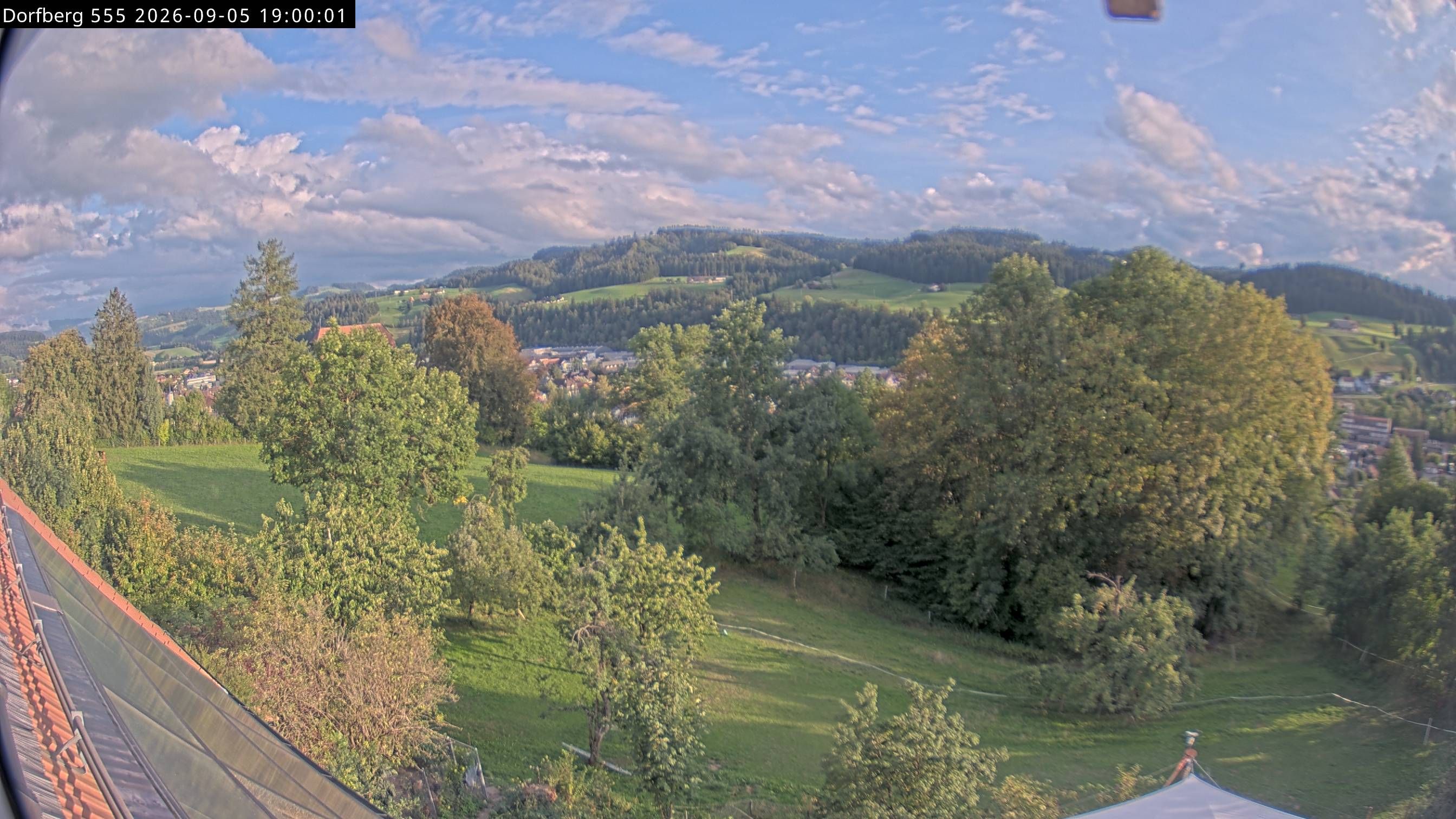 Langnau im Emmental › Südwesten: Aussicht vom Dorfberg in Langnau