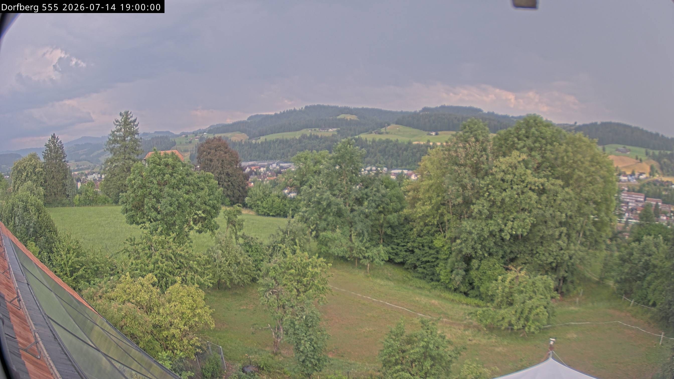 Langnau im Emmental › Südwesten: Aussicht vom Dorfberg in Langnau