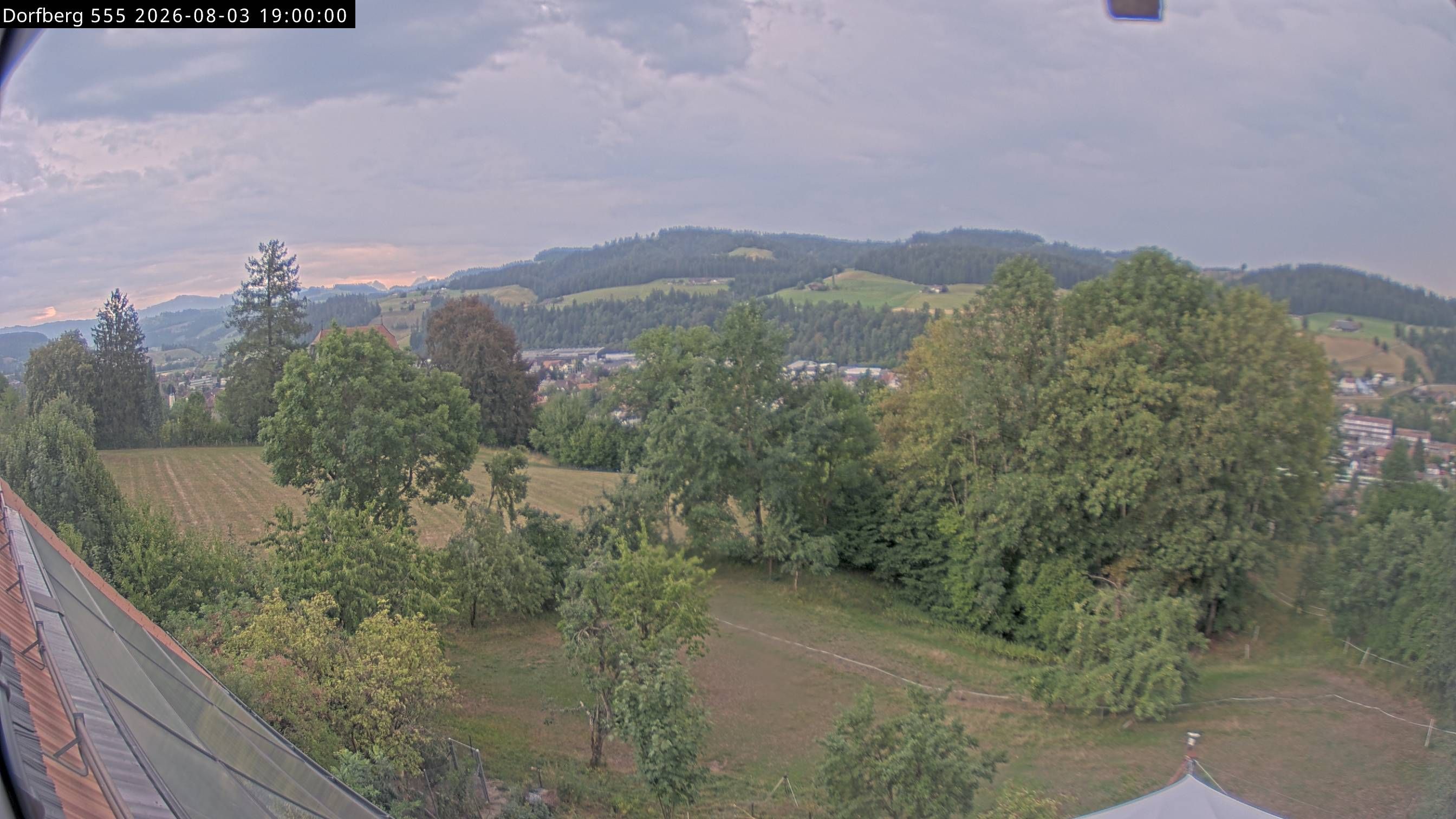 Langnau im Emmental › Südwesten: Aussicht vom Dorfberg in Langnau