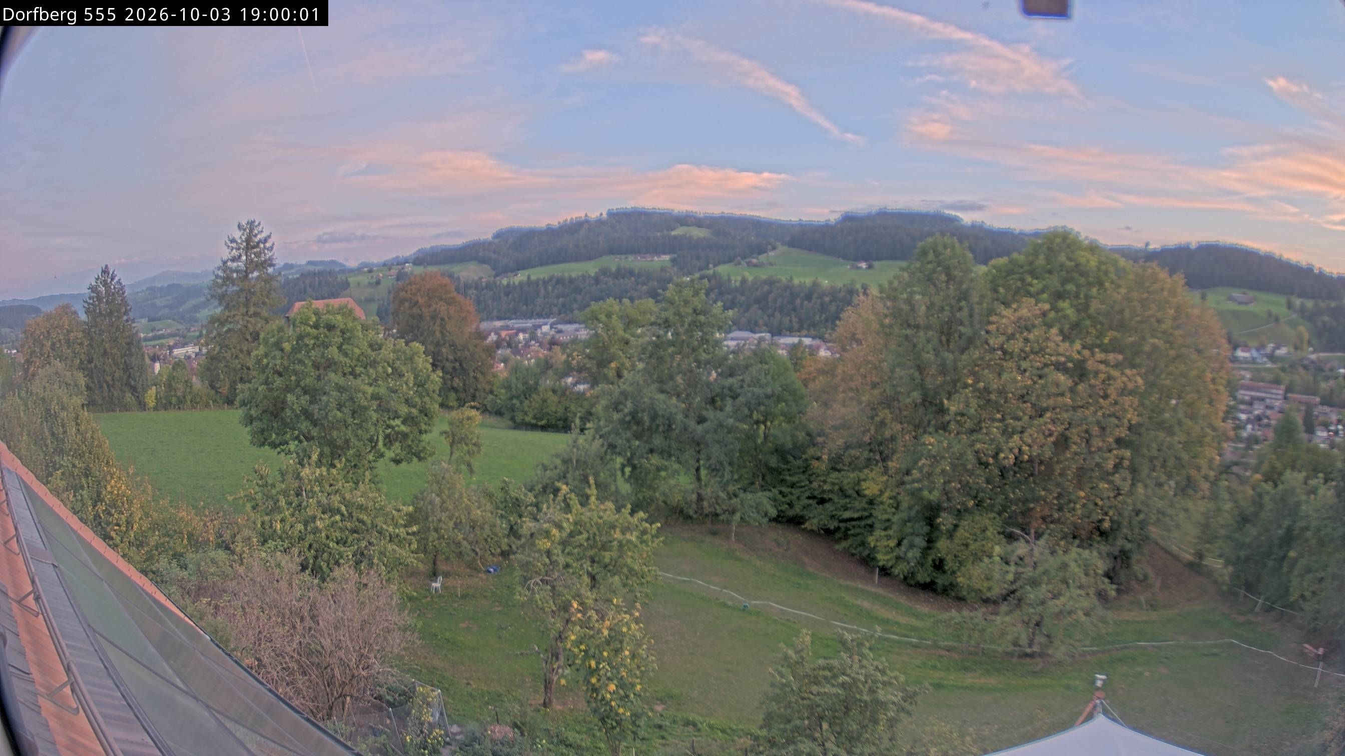 Langnau im Emmental › Südwesten: Aussicht vom Dorfberg in Langnau