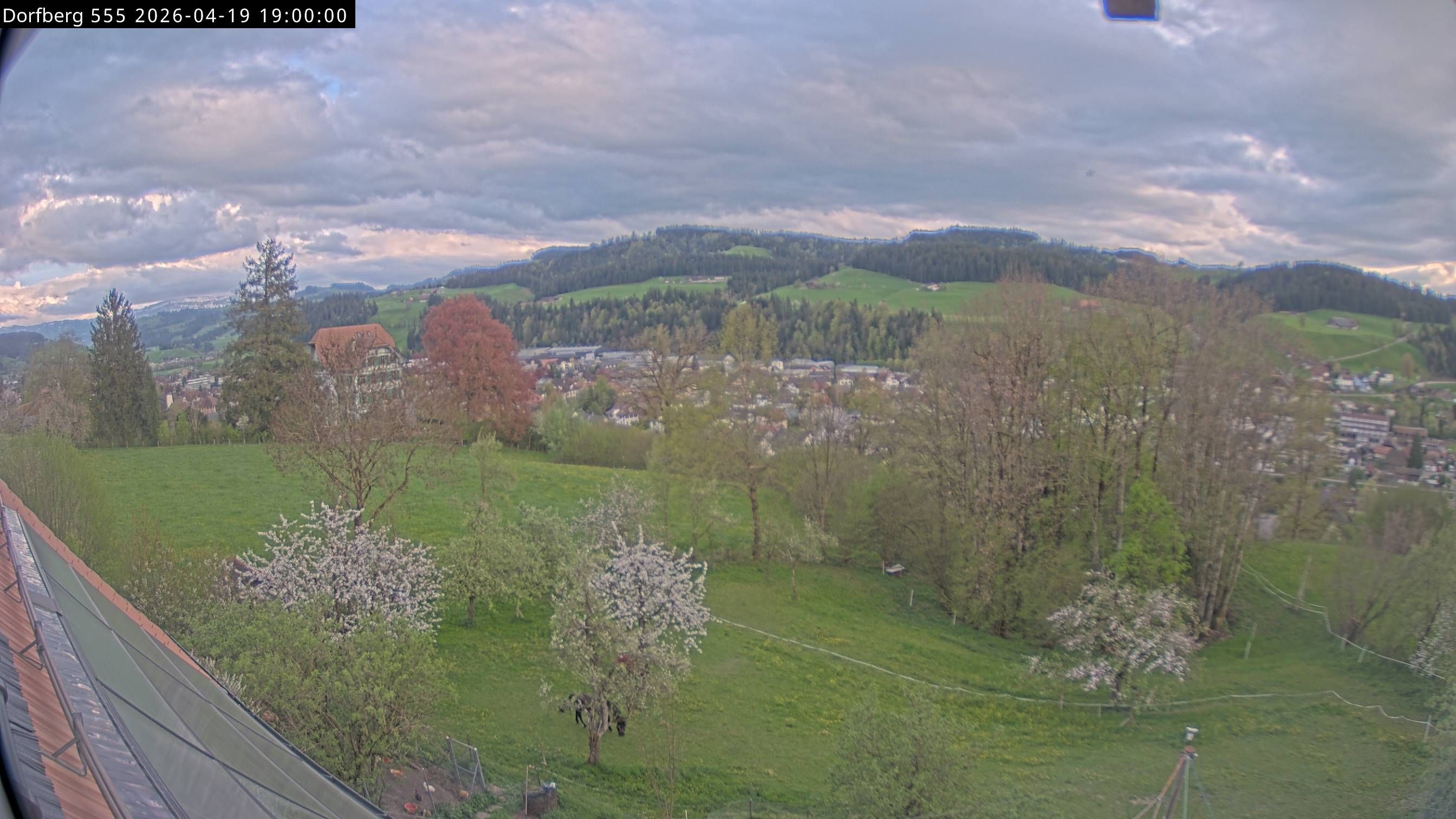 Langnau im Emmental: Aussicht vom Dorfberg in Langnau
