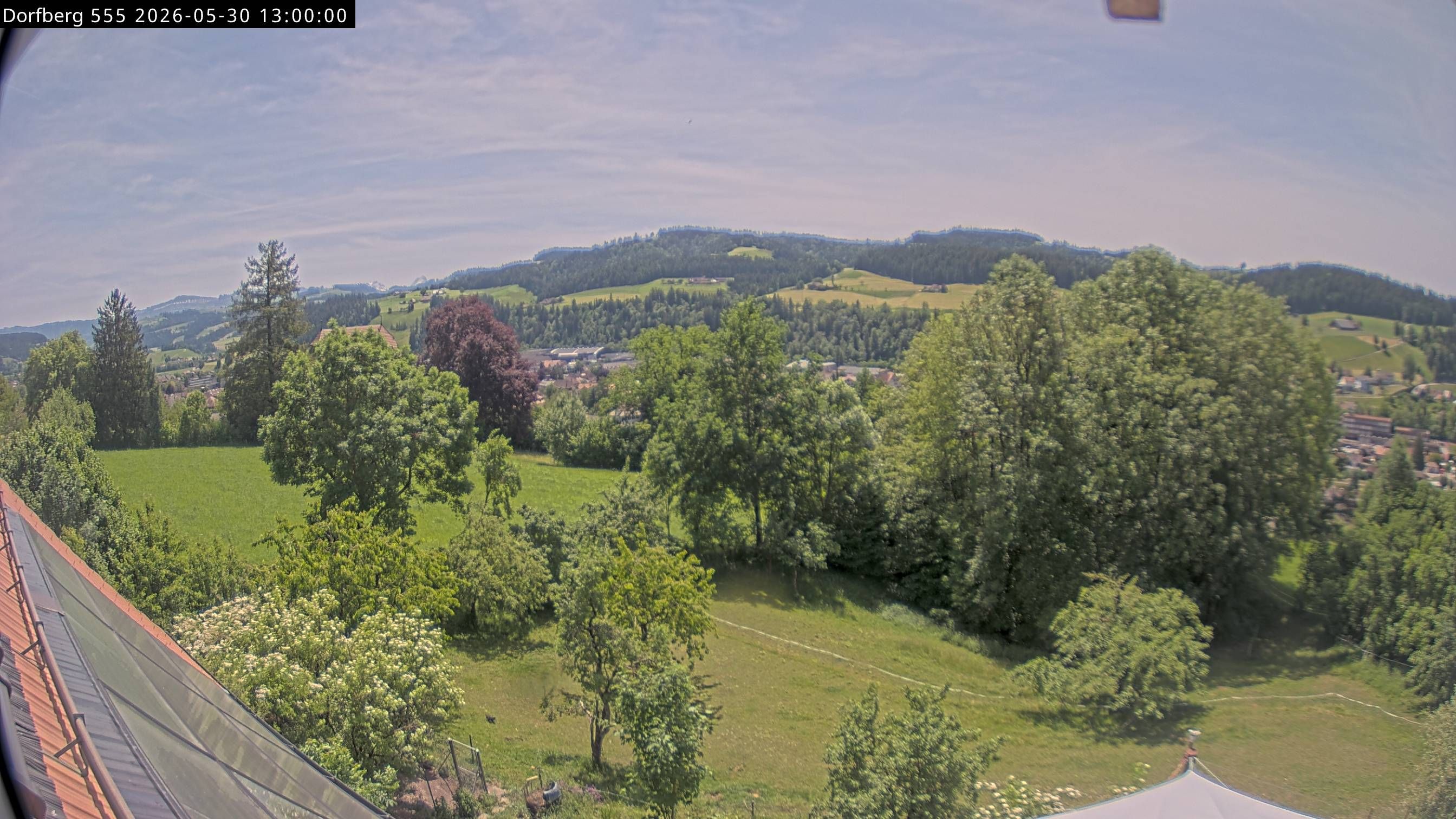 Langnau im Emmental: Aussicht vom Dorfberg in Langnau