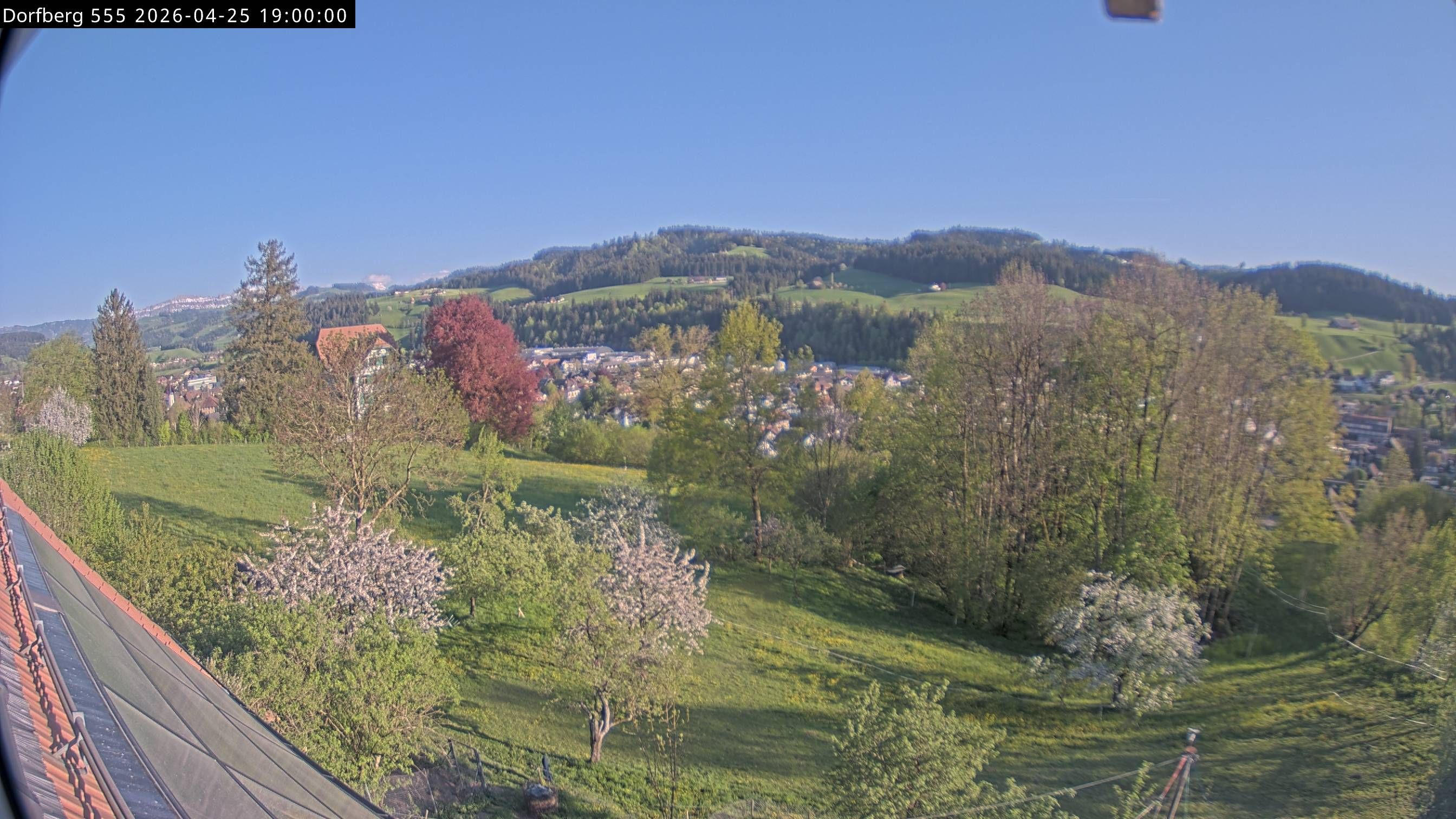Langnau im Emmental: Aussicht vom Dorfberg in Langnau