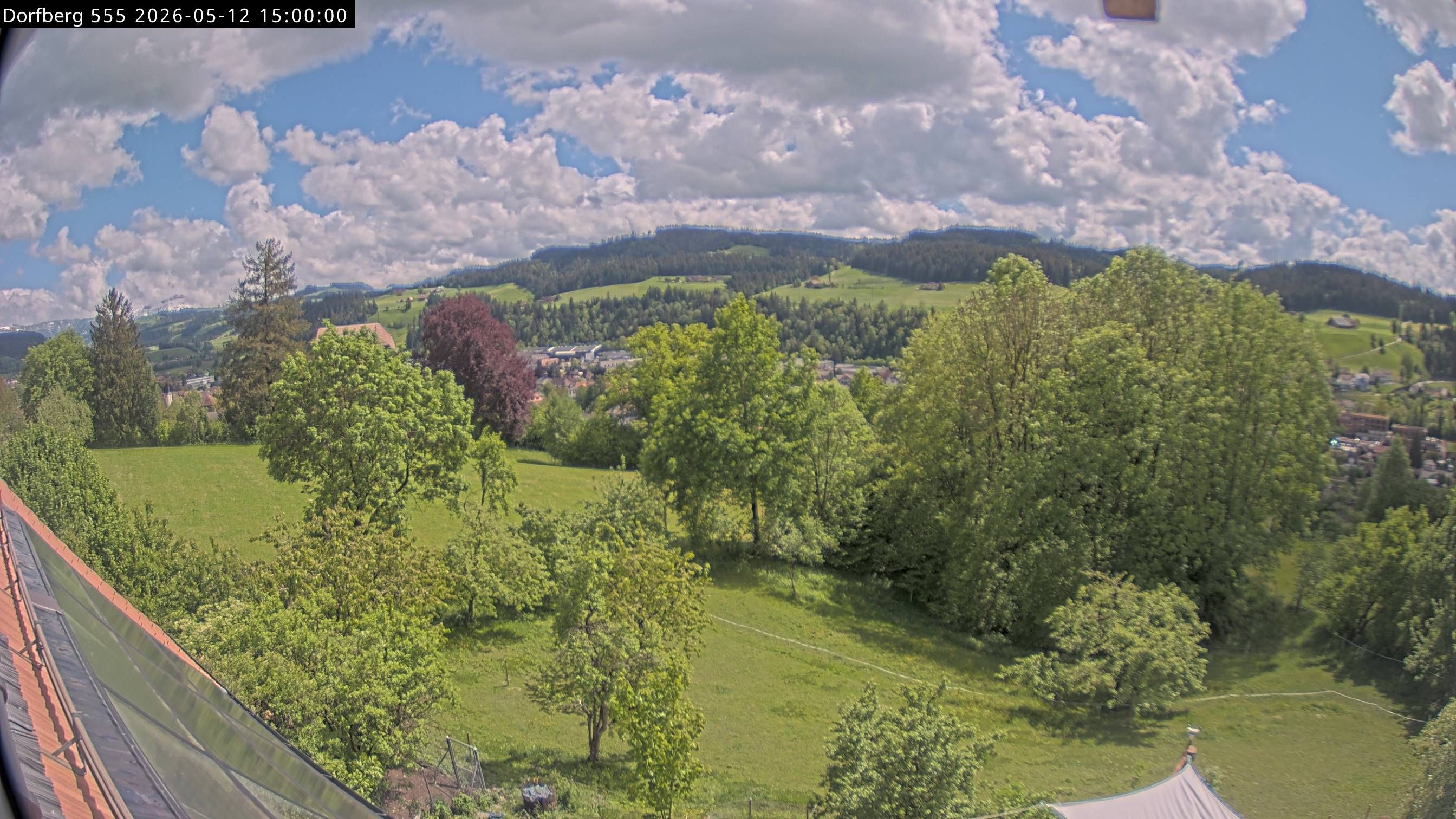 Langnau im Emmental: Aussicht vom Dorfberg in Langnau