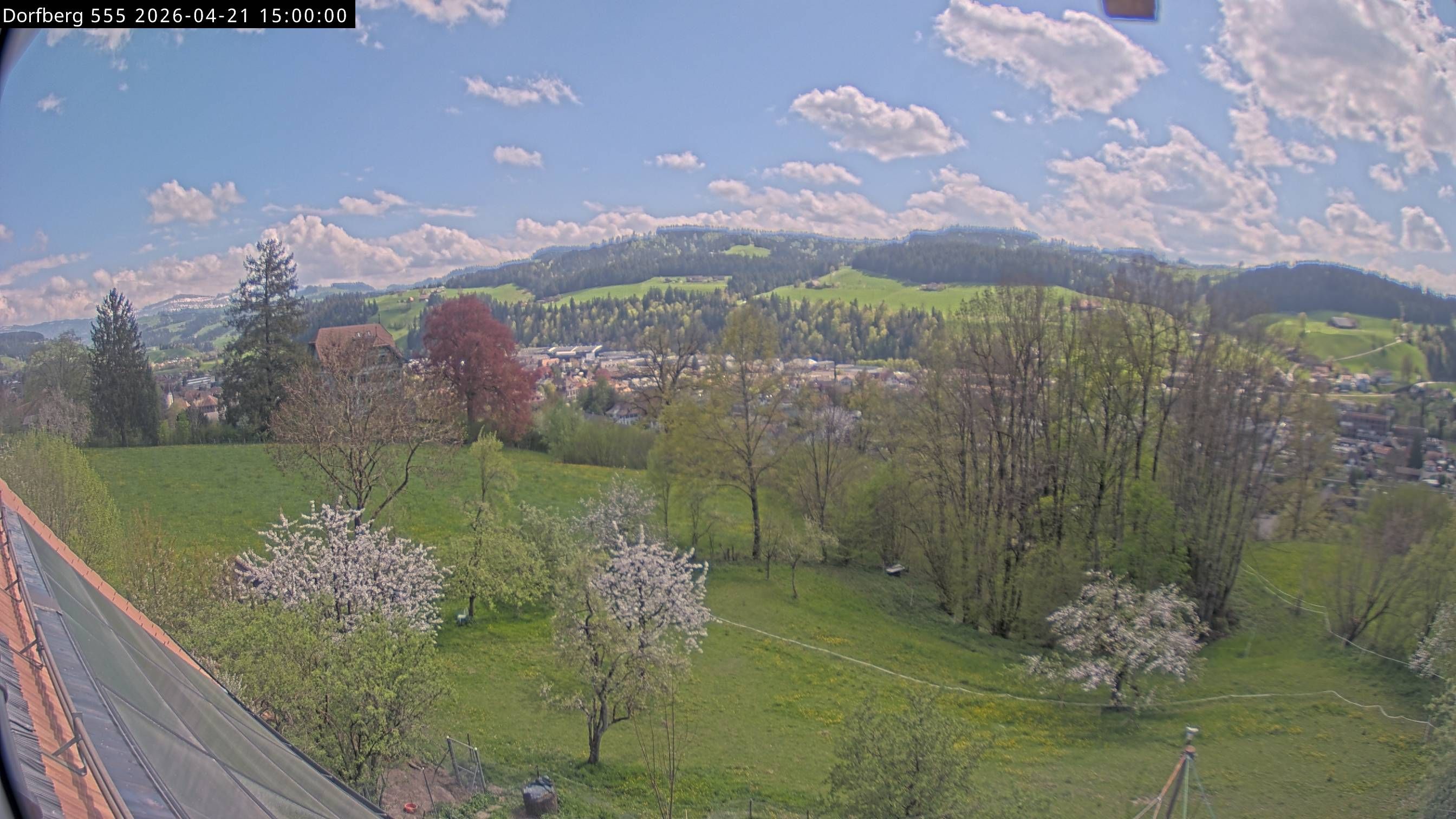 Langnau im Emmental: Aussicht vom Dorfberg in Langnau
