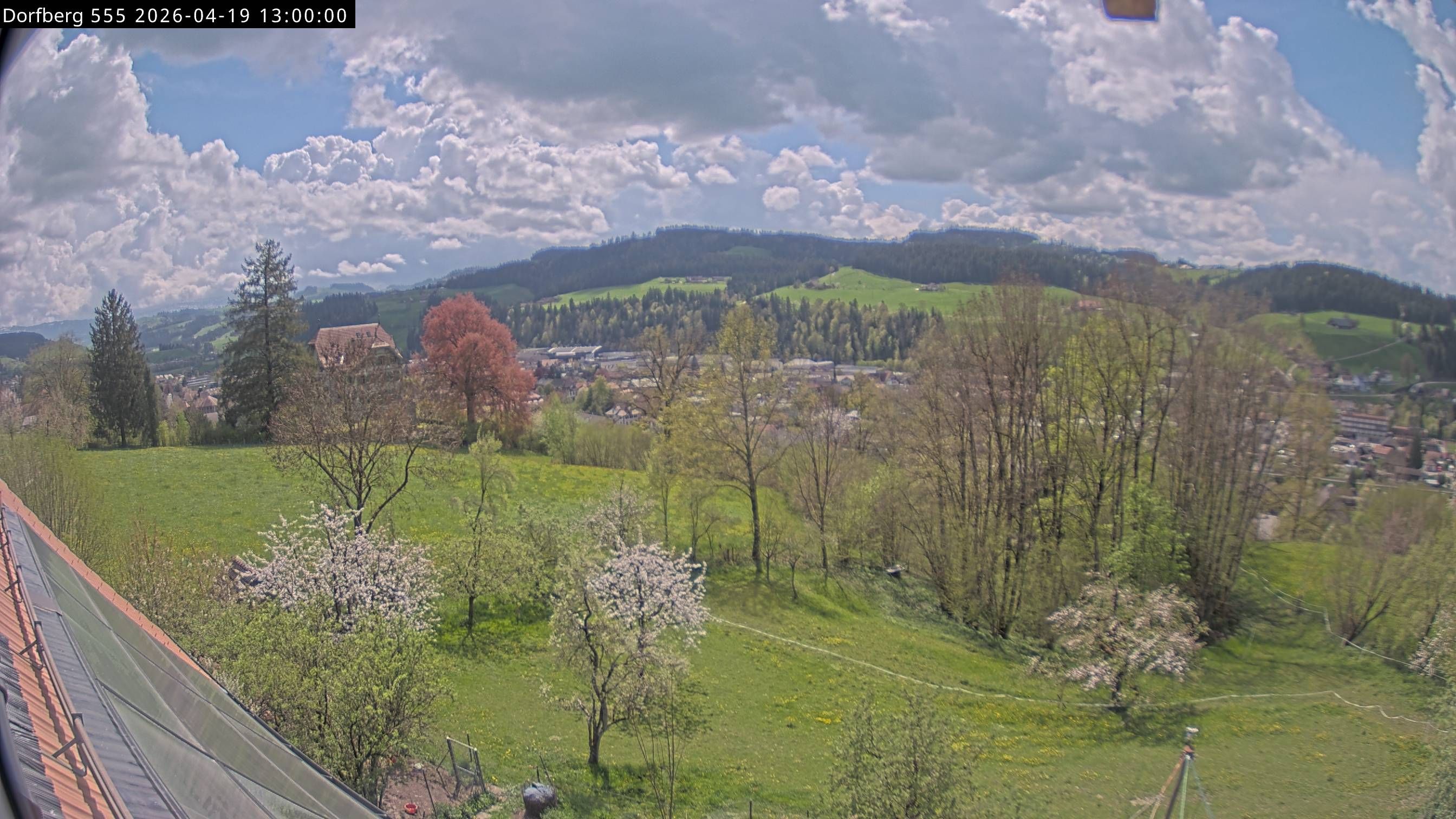 Langnau im Emmental: Aussicht vom Dorfberg in Langnau