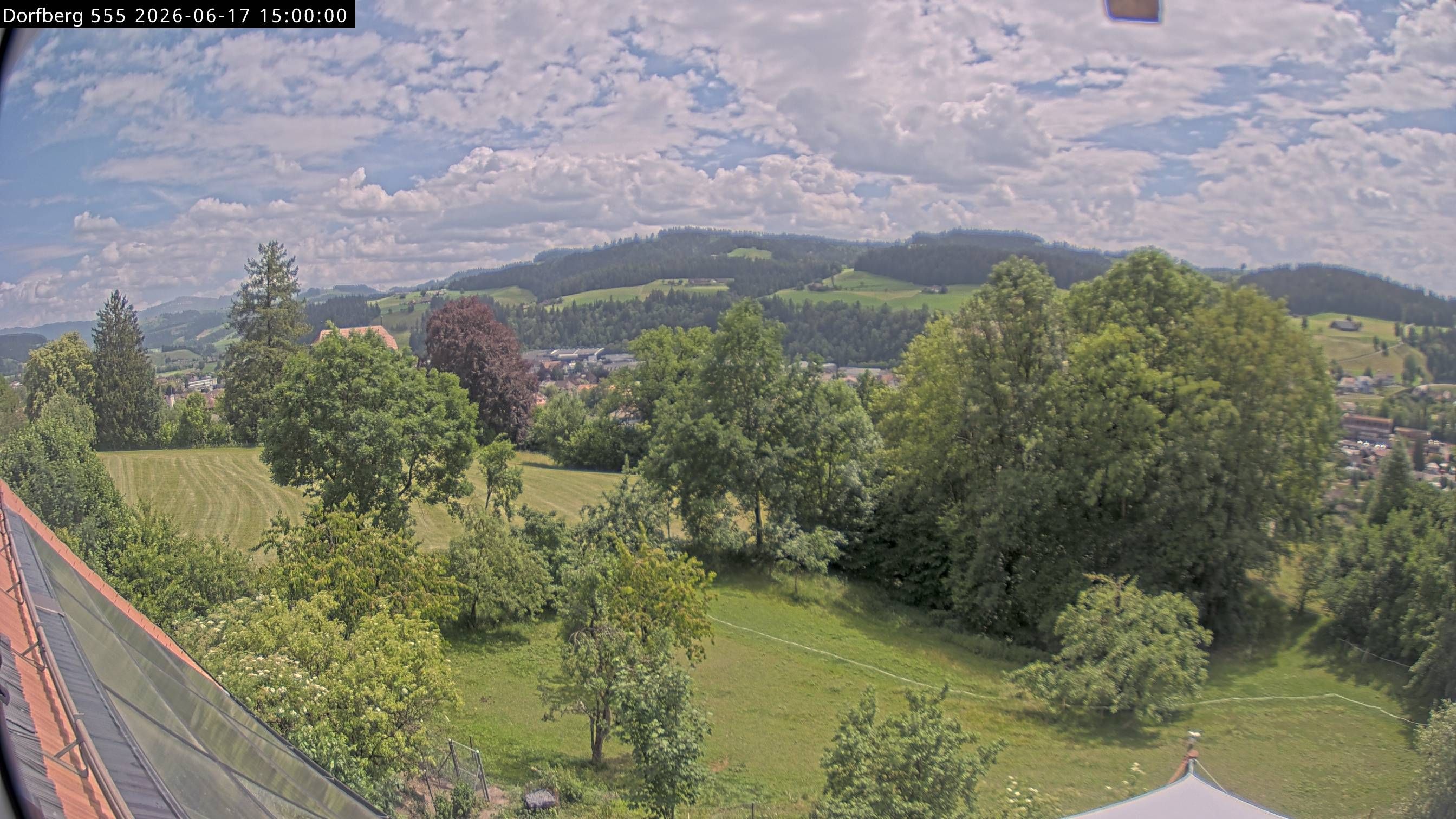 Langnau im Emmental › Südwesten: Aussicht vom Dorfberg in Langnau