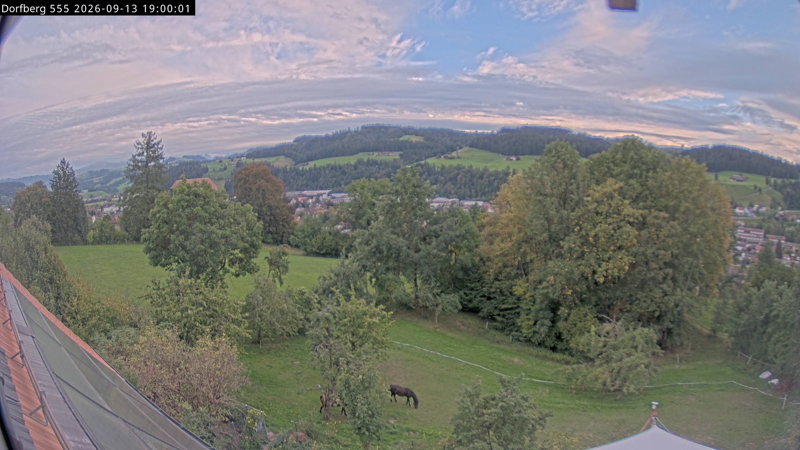 Langnau im Emmental › Südwesten: Aussicht vom Dorfberg in Langnau