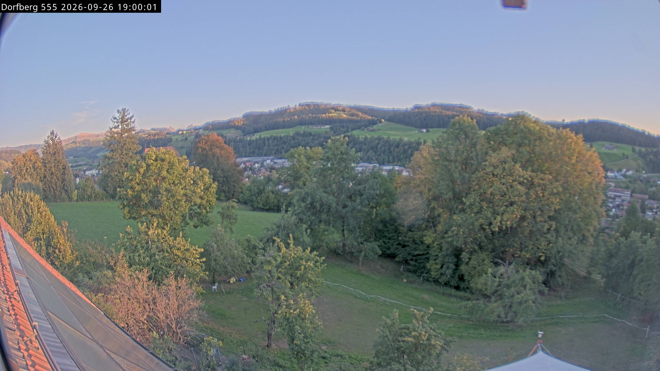 Langnau im Emmental › Südwesten: Aussicht vom Dorfberg in Langnau