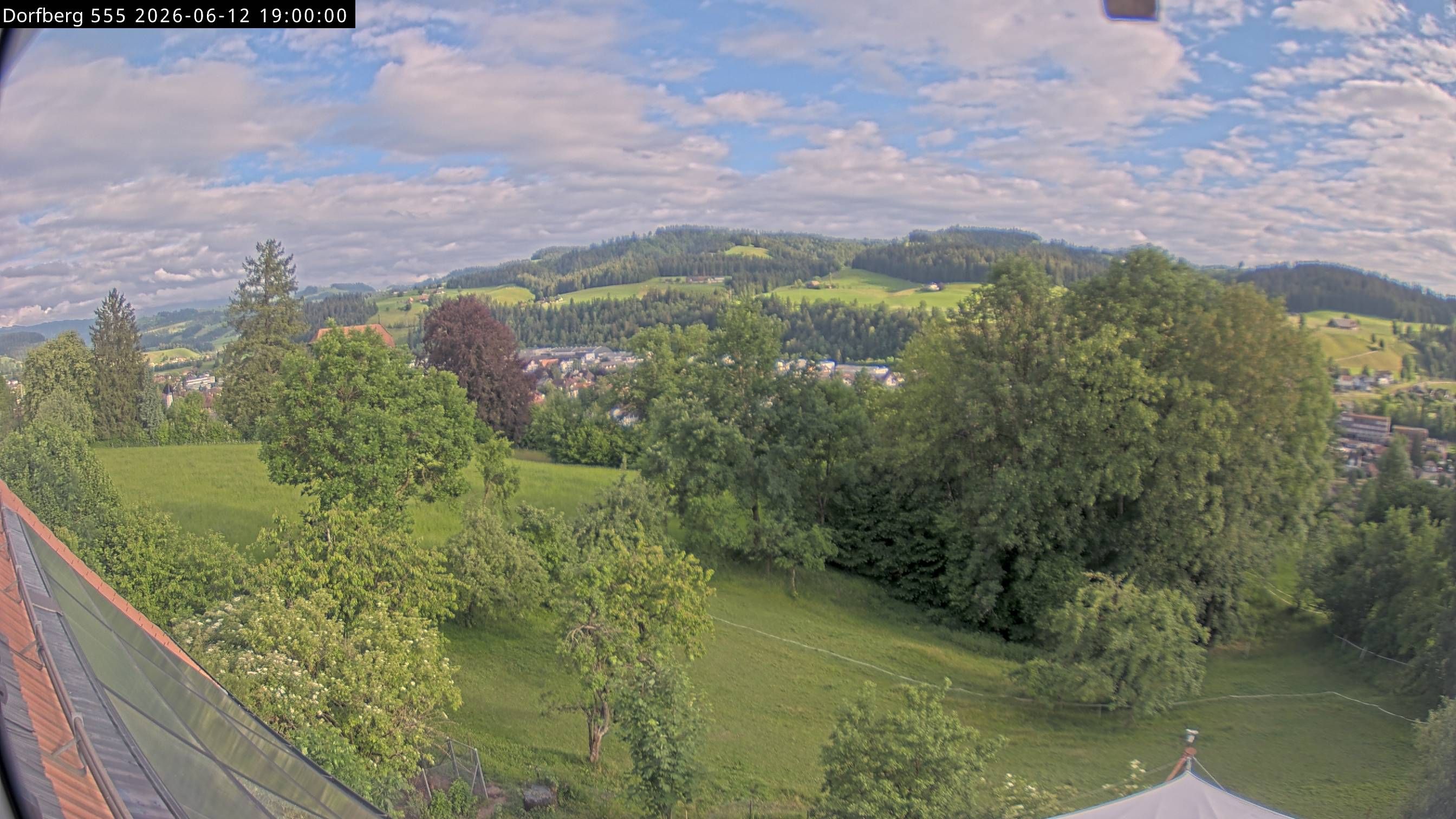Langnau im Emmental › Südwesten: Aussicht vom Dorfberg in Langnau