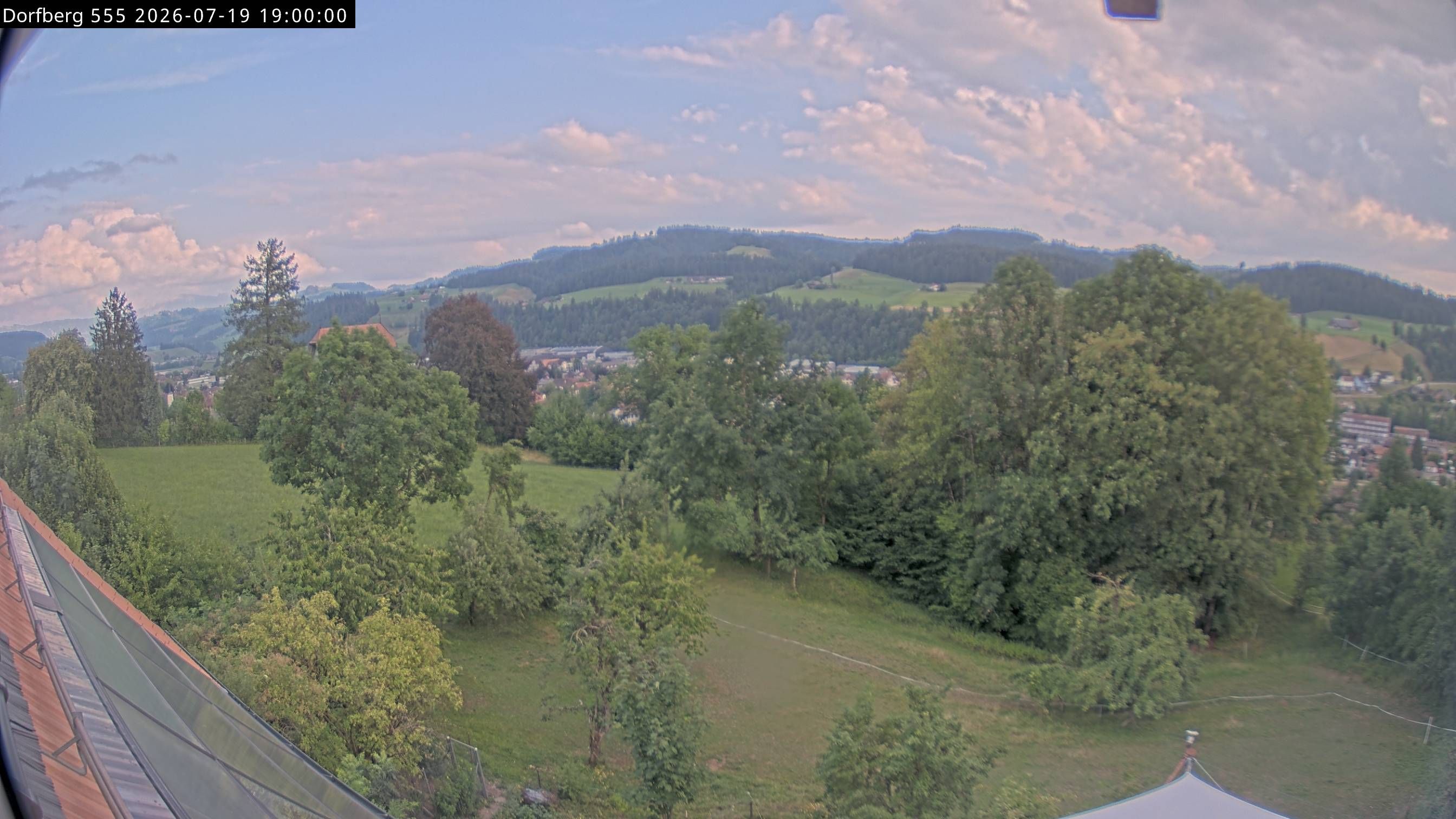 Langnau im Emmental › Südwesten: Aussicht vom Dorfberg in Langnau
