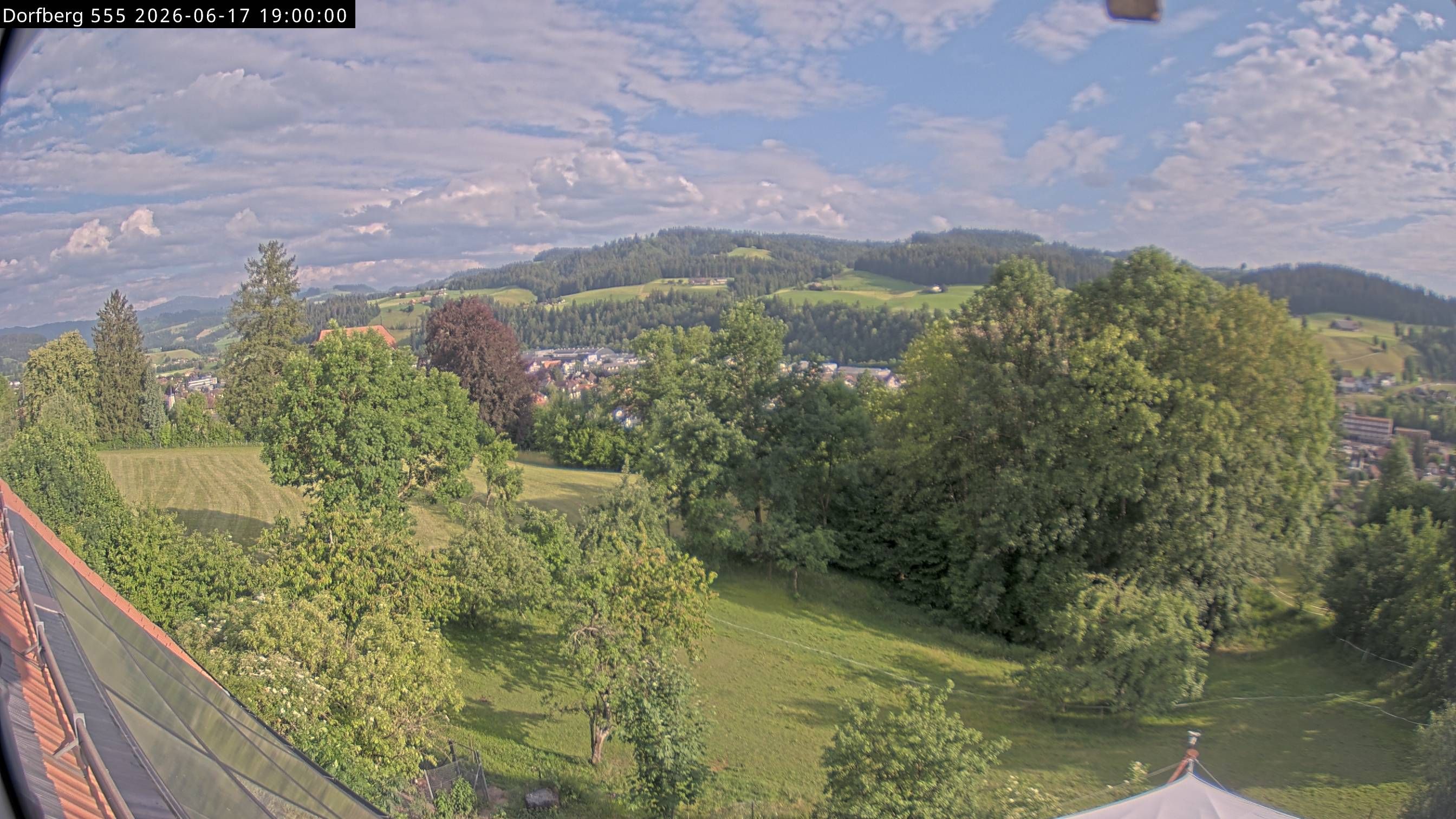 Langnau im Emmental › Südwesten: Aussicht vom Dorfberg in Langnau