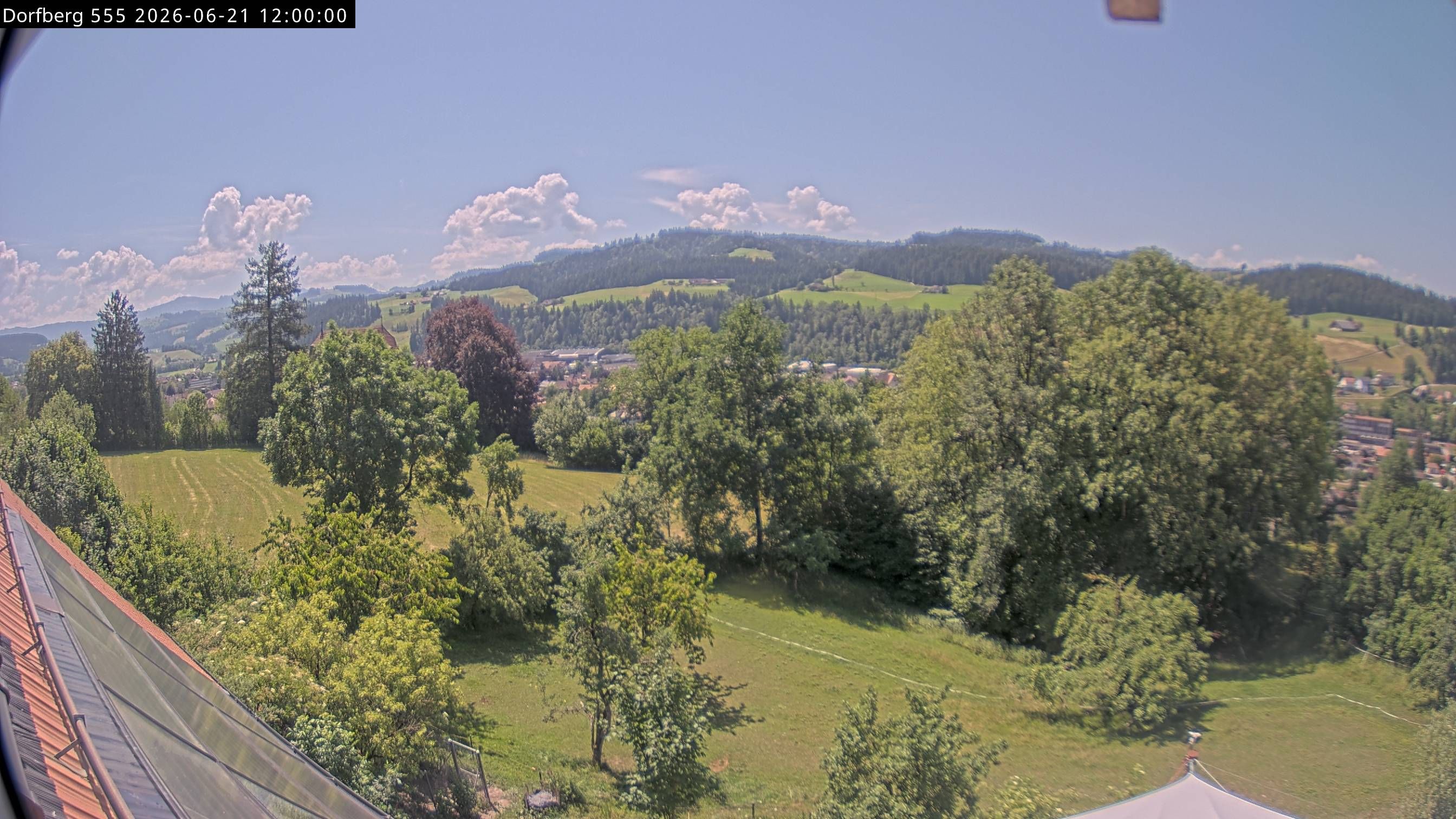 Langnau im Emmental › Südwesten: Aussicht vom Dorfberg in Langnau