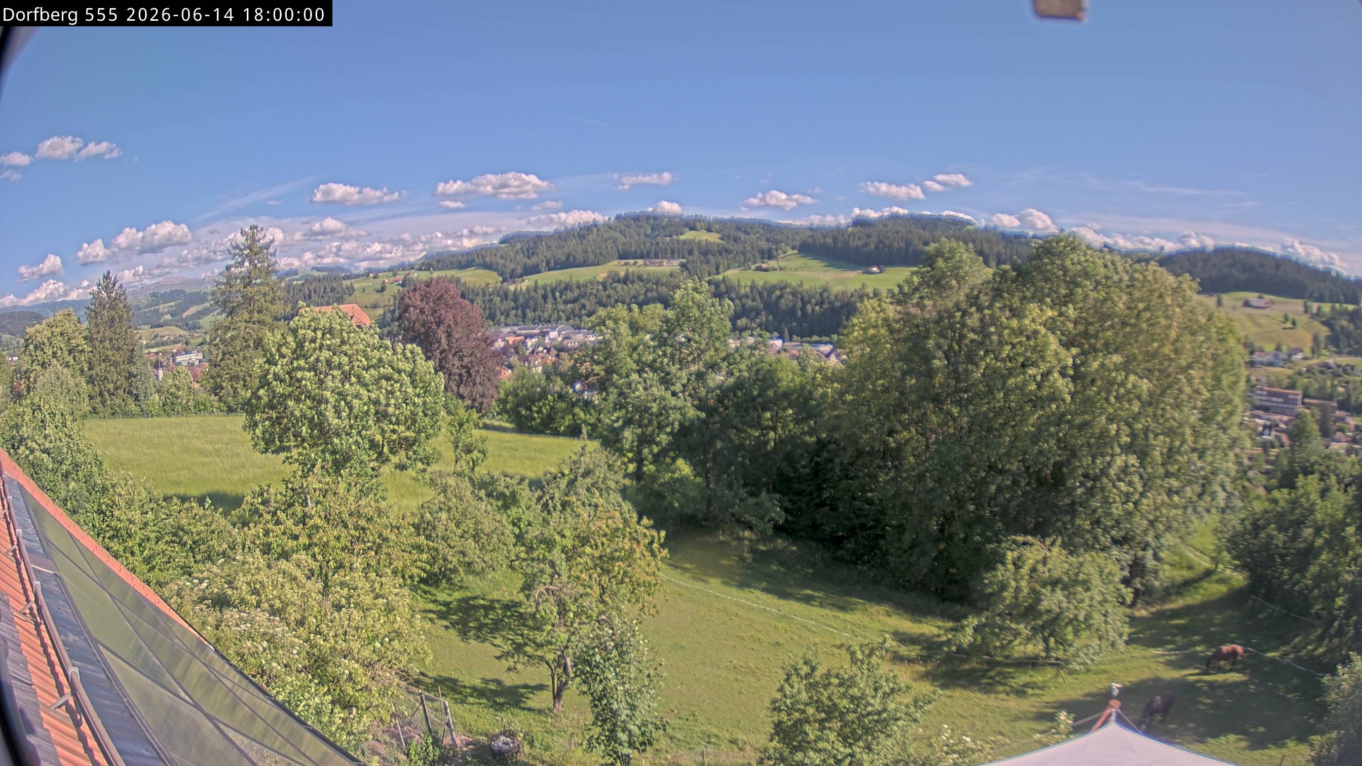 Langnau im Emmental › Südwesten: Aussicht vom Dorfberg in Langnau