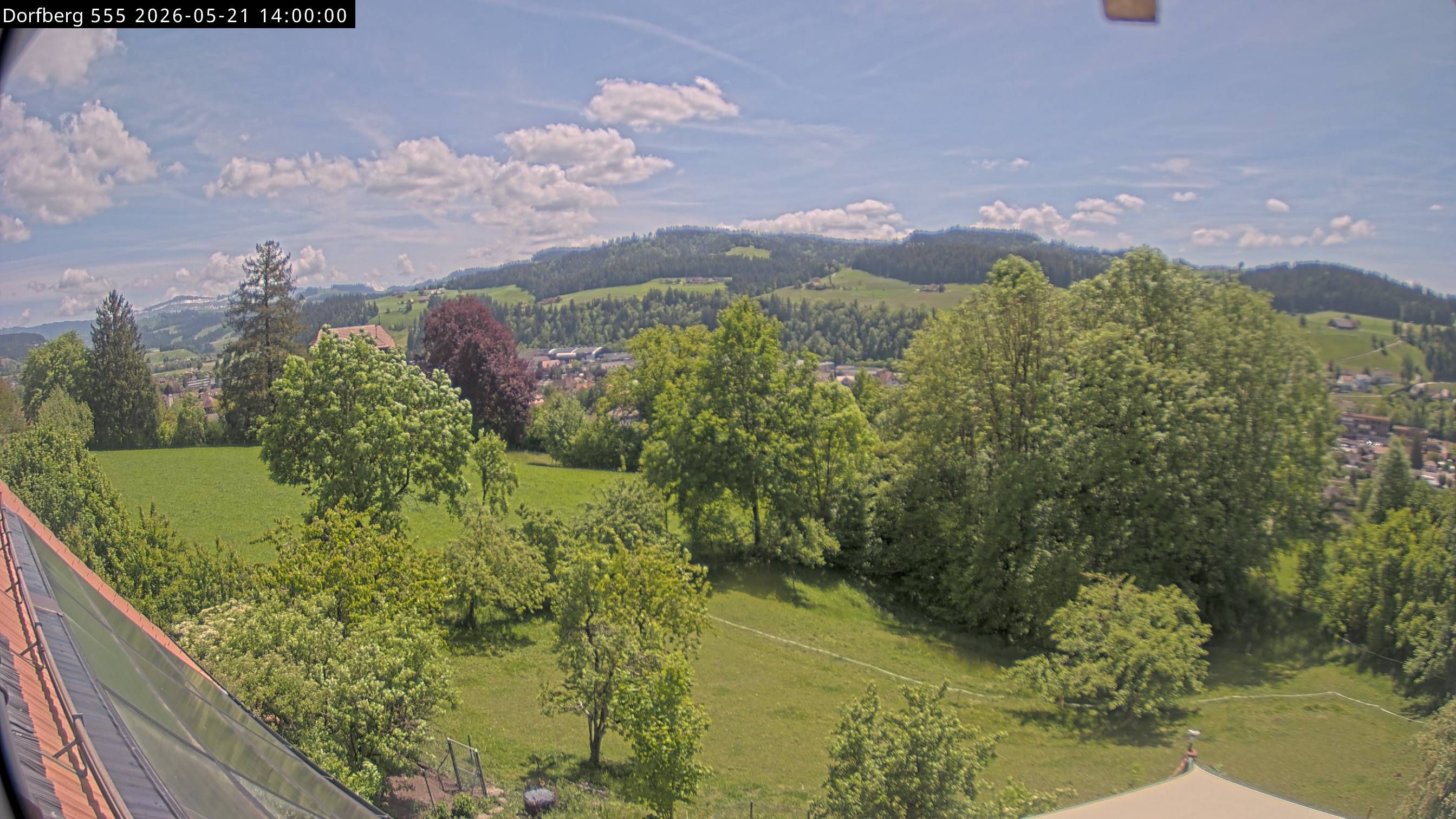 Langnau im Emmental: Aussicht vom Dorfberg in Langnau