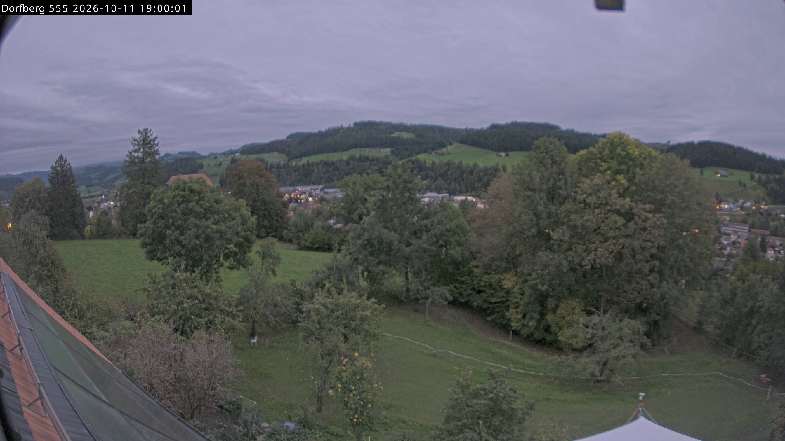 Langnau im Emmental › Südwesten: Aussicht vom Dorfberg in Langnau