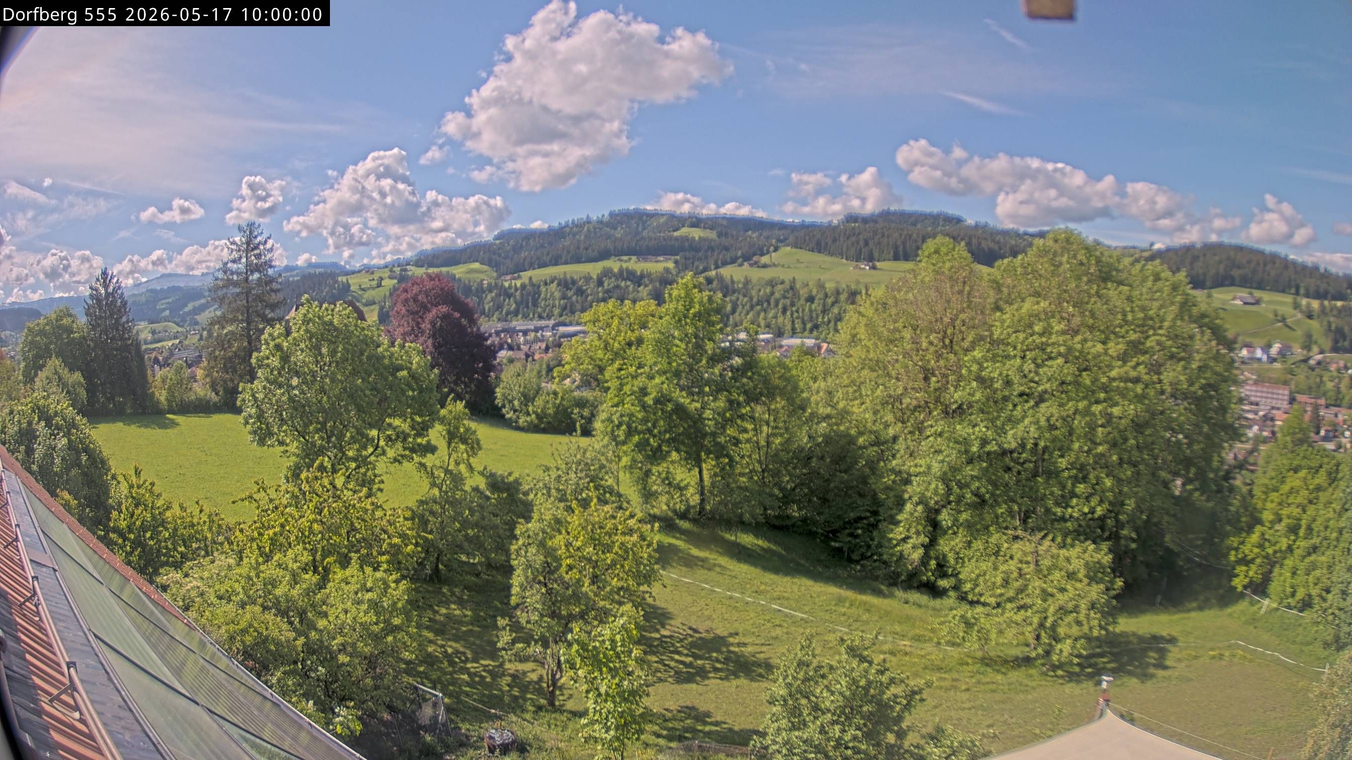Langnau im Emmental: Aussicht vom Dorfberg in Langnau