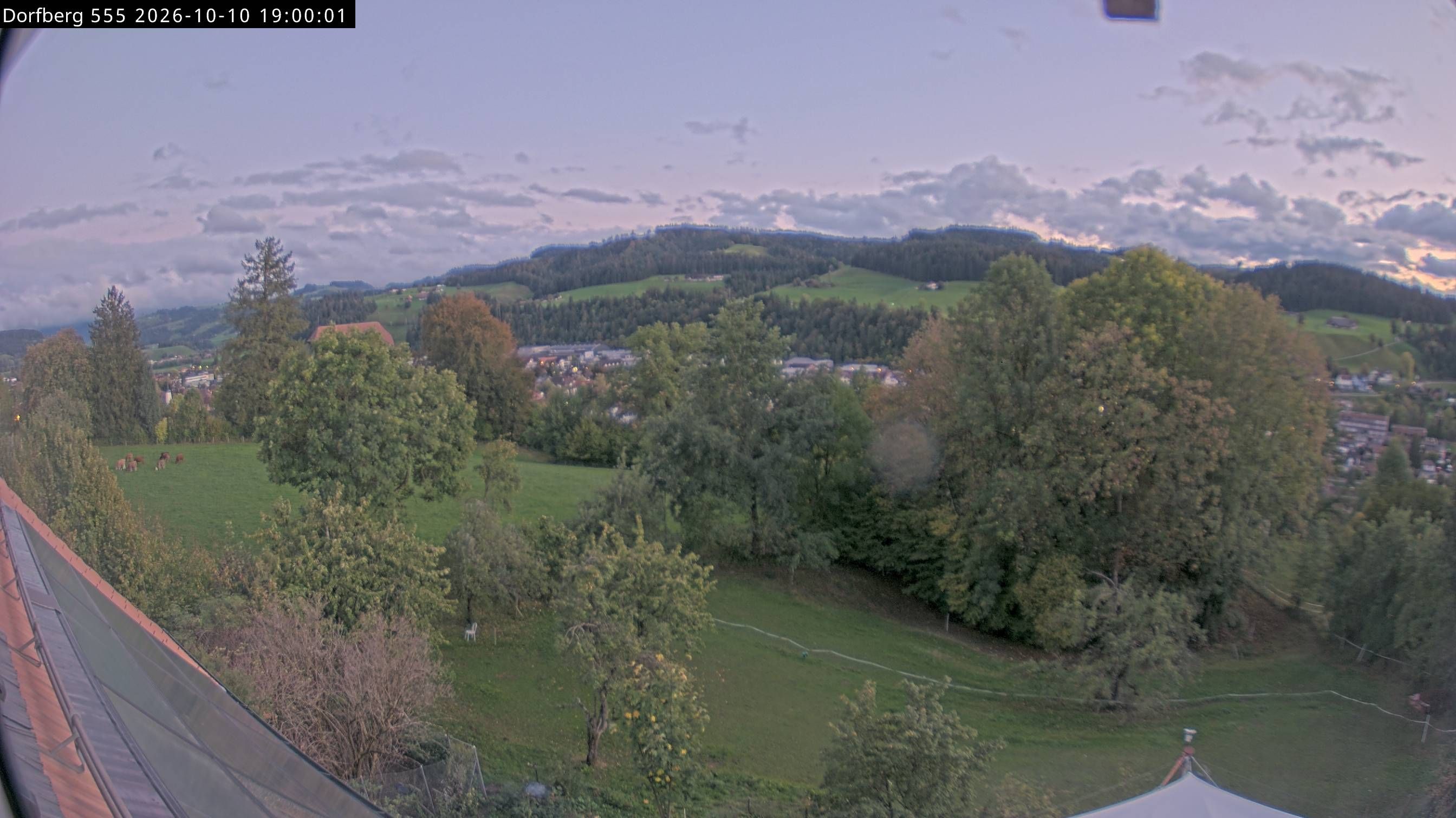 Langnau im Emmental › Südwesten: Aussicht vom Dorfberg in Langnau