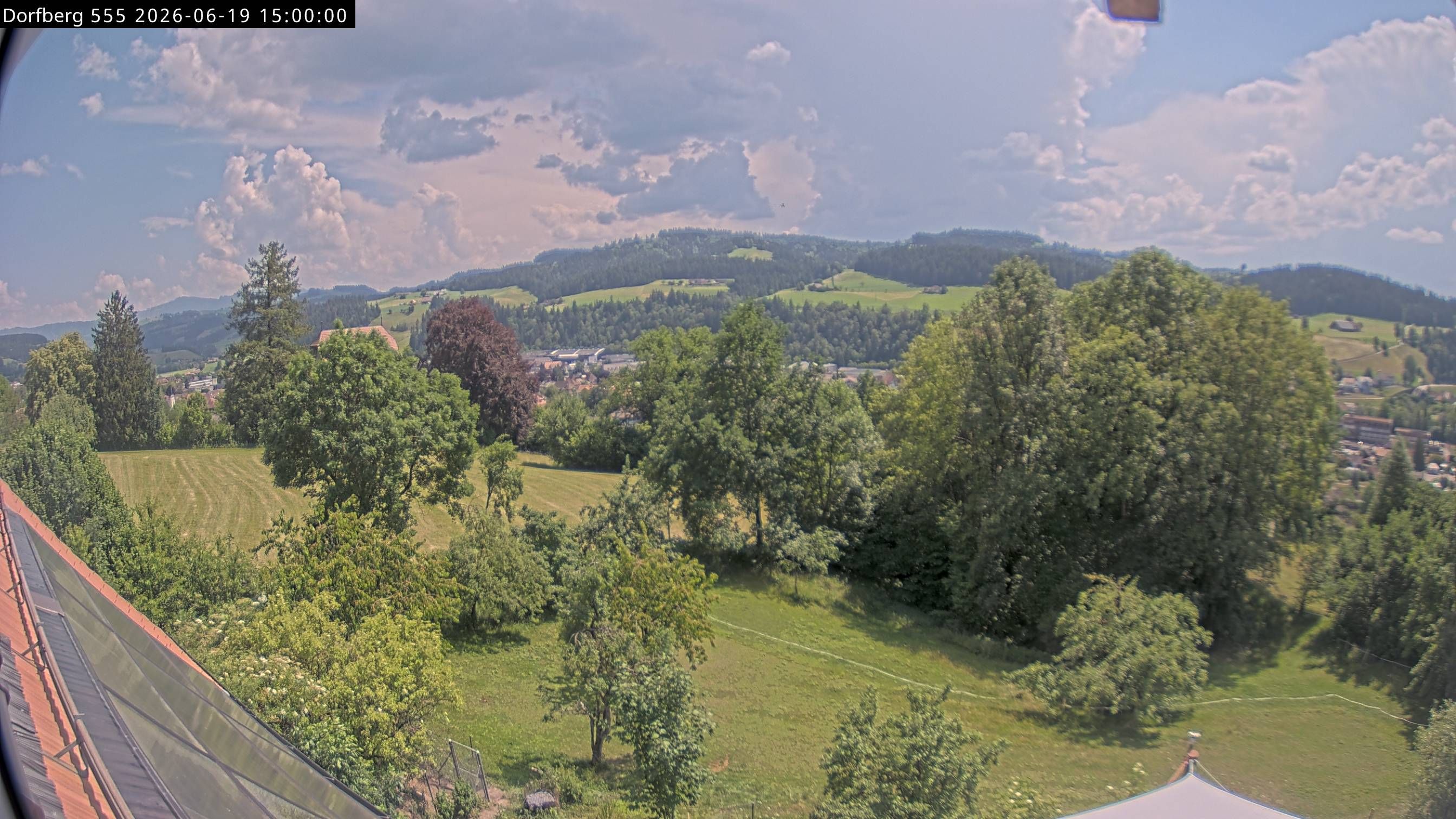 Langnau im Emmental › Südwesten: Aussicht vom Dorfberg in Langnau