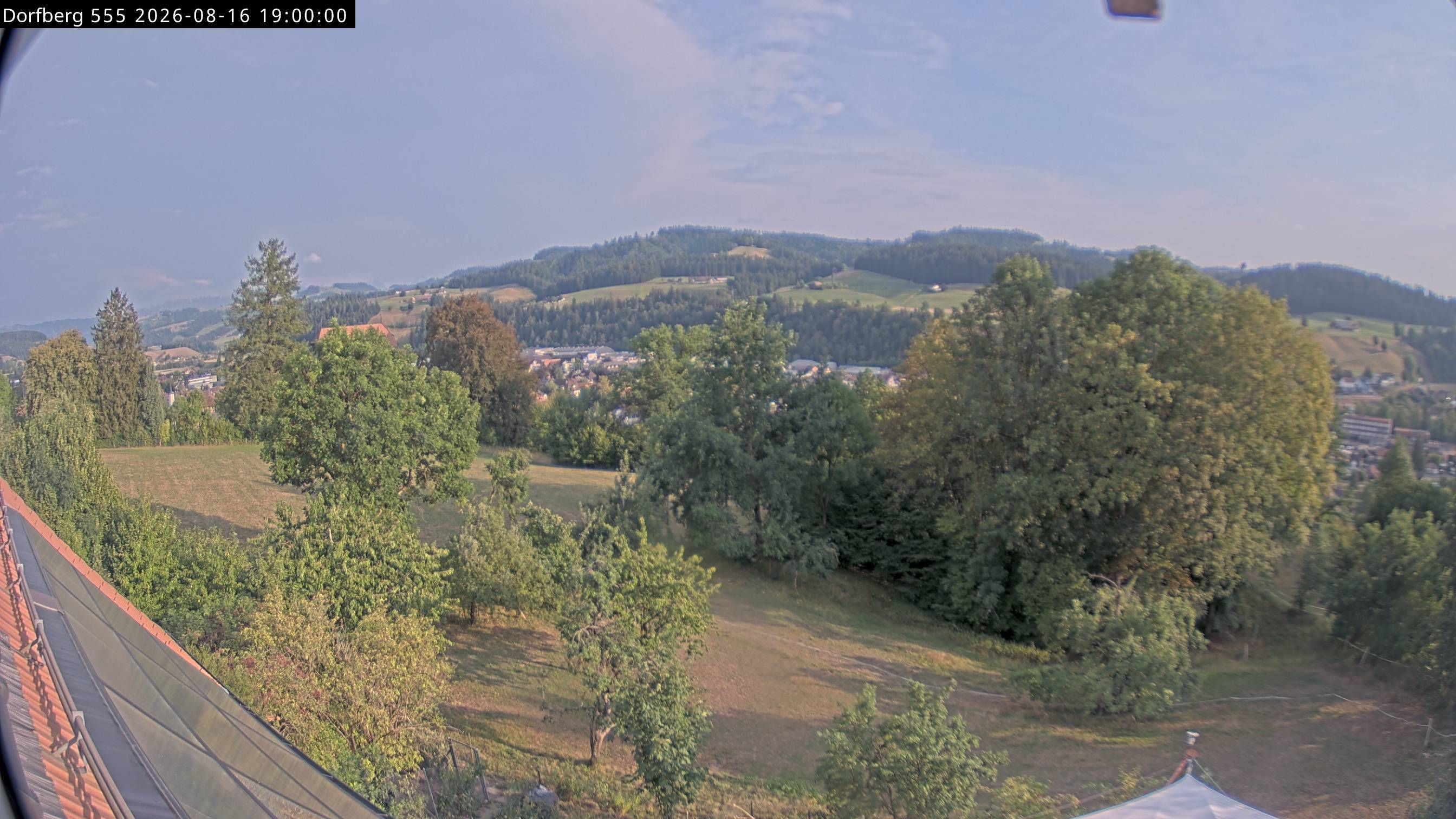 Langnau im Emmental › Südwesten: Aussicht vom Dorfberg in Langnau