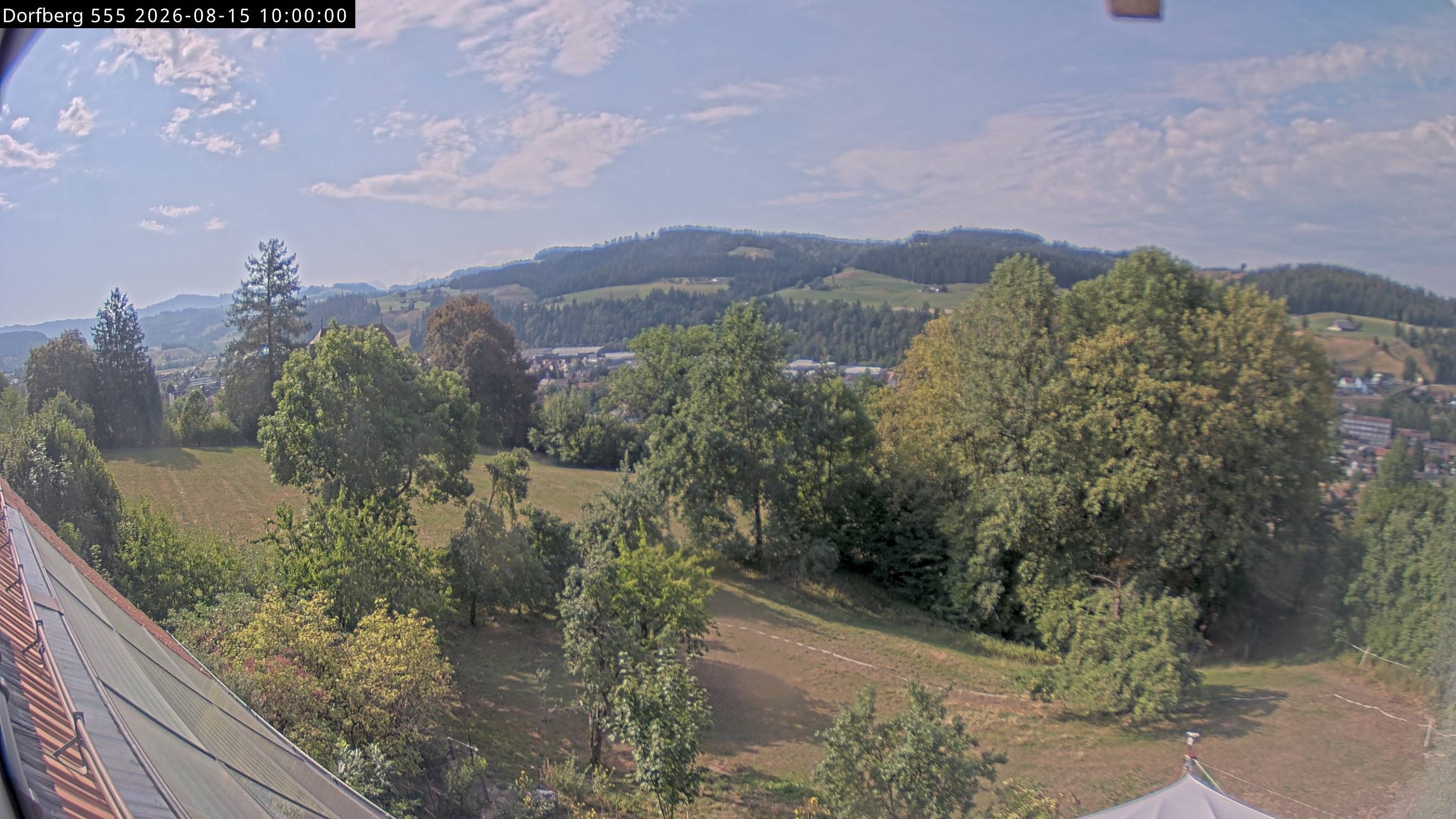 Langnau im Emmental › Südwesten: Aussicht vom Dorfberg in Langnau
