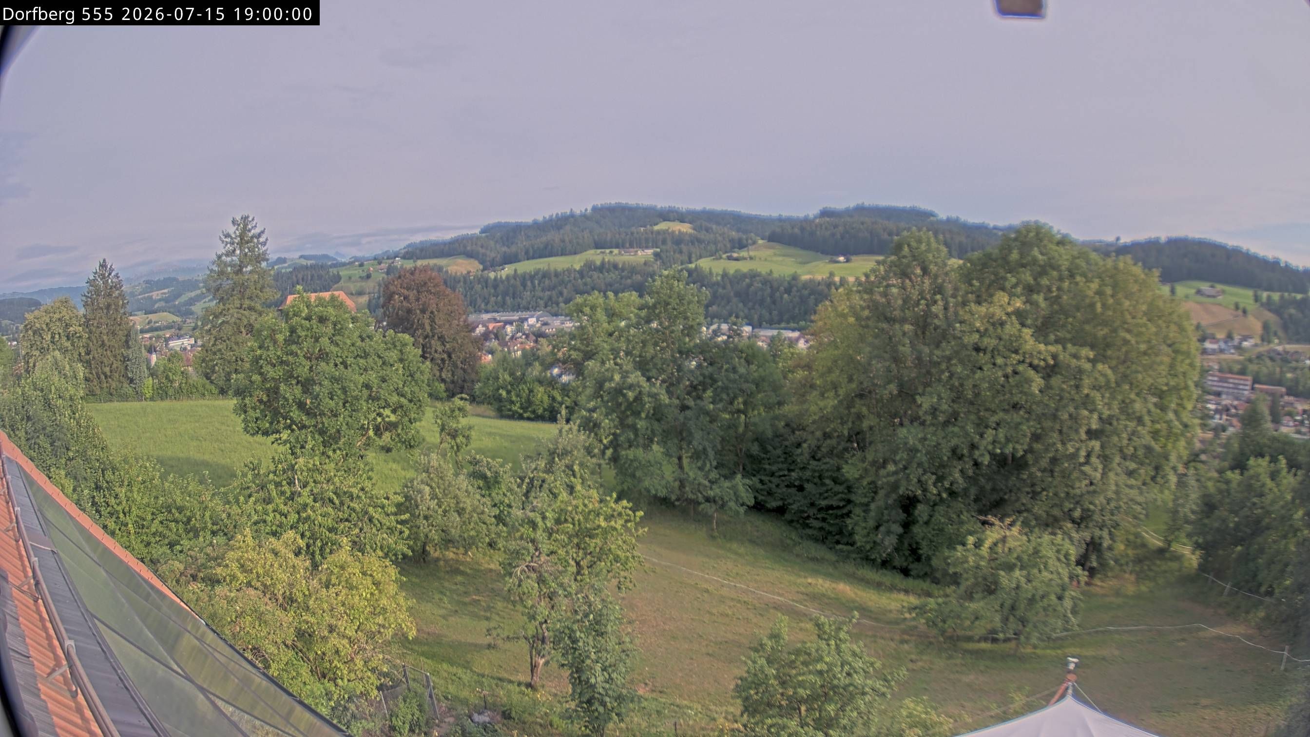 Langnau im Emmental › Südwesten: Aussicht vom Dorfberg in Langnau