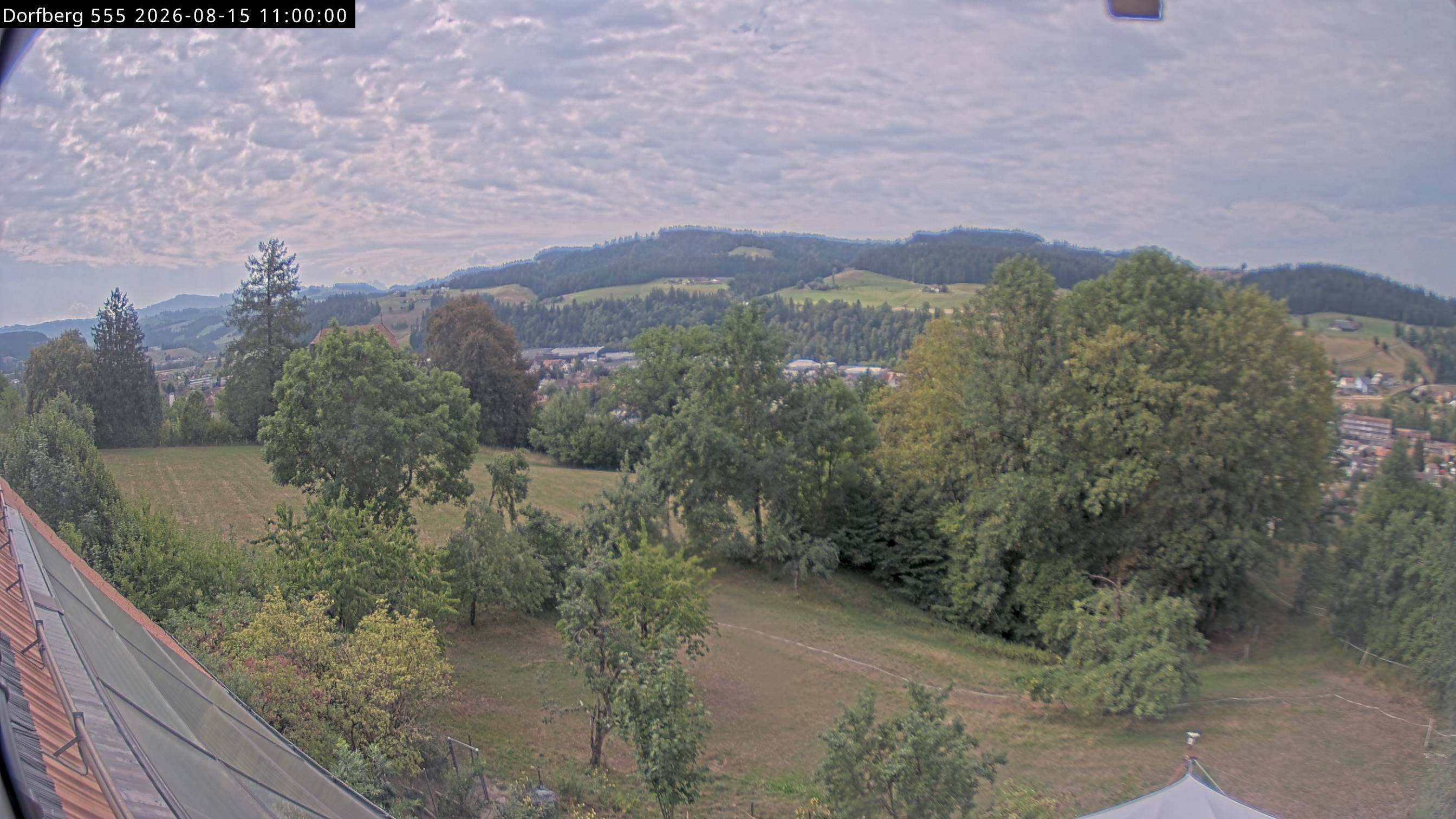 Langnau im Emmental › Südwesten: Aussicht vom Dorfberg in Langnau