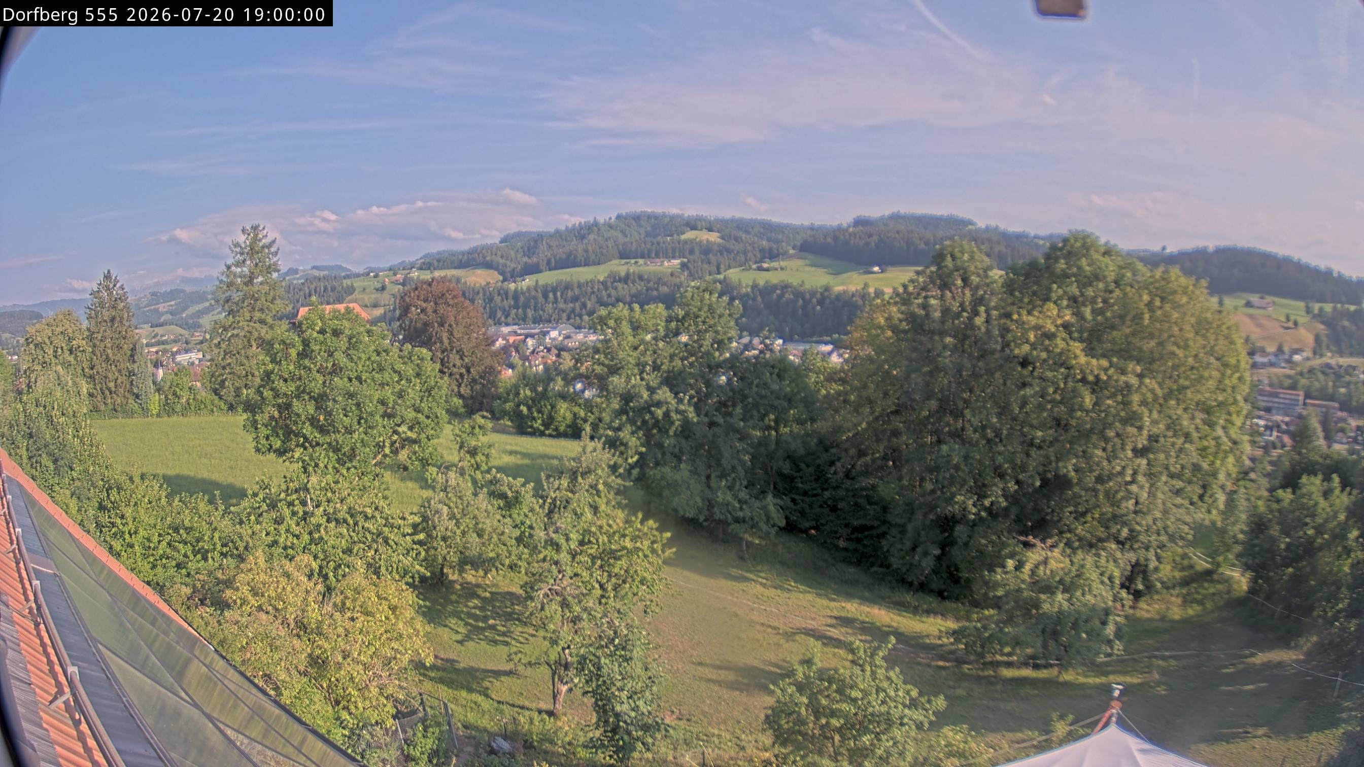 Langnau im Emmental › Südwesten: Aussicht vom Dorfberg in Langnau