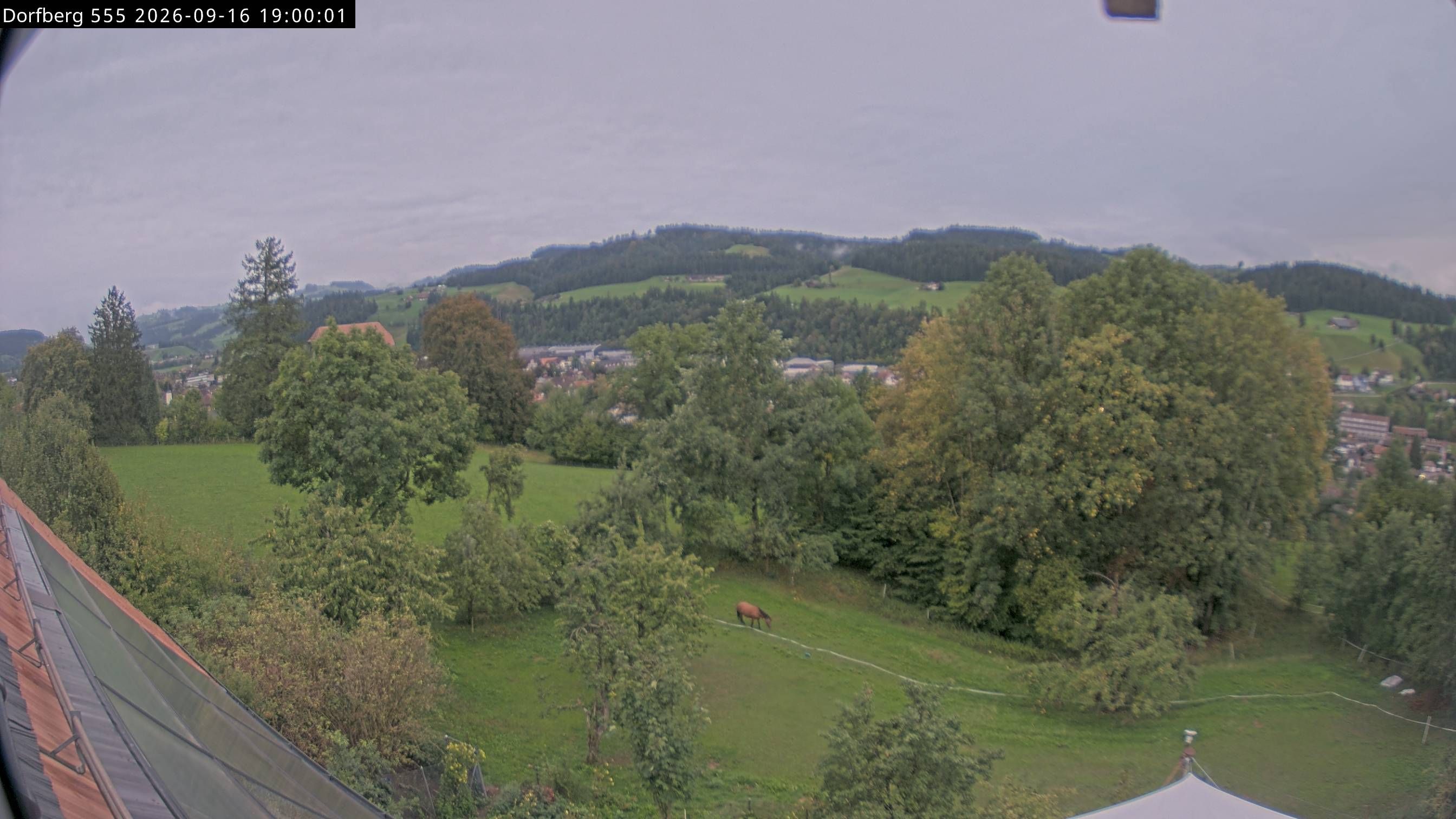 Langnau im Emmental › Südwesten: Aussicht vom Dorfberg in Langnau