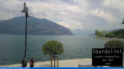 Daylight webcam view from Iseo: Lake Iseo