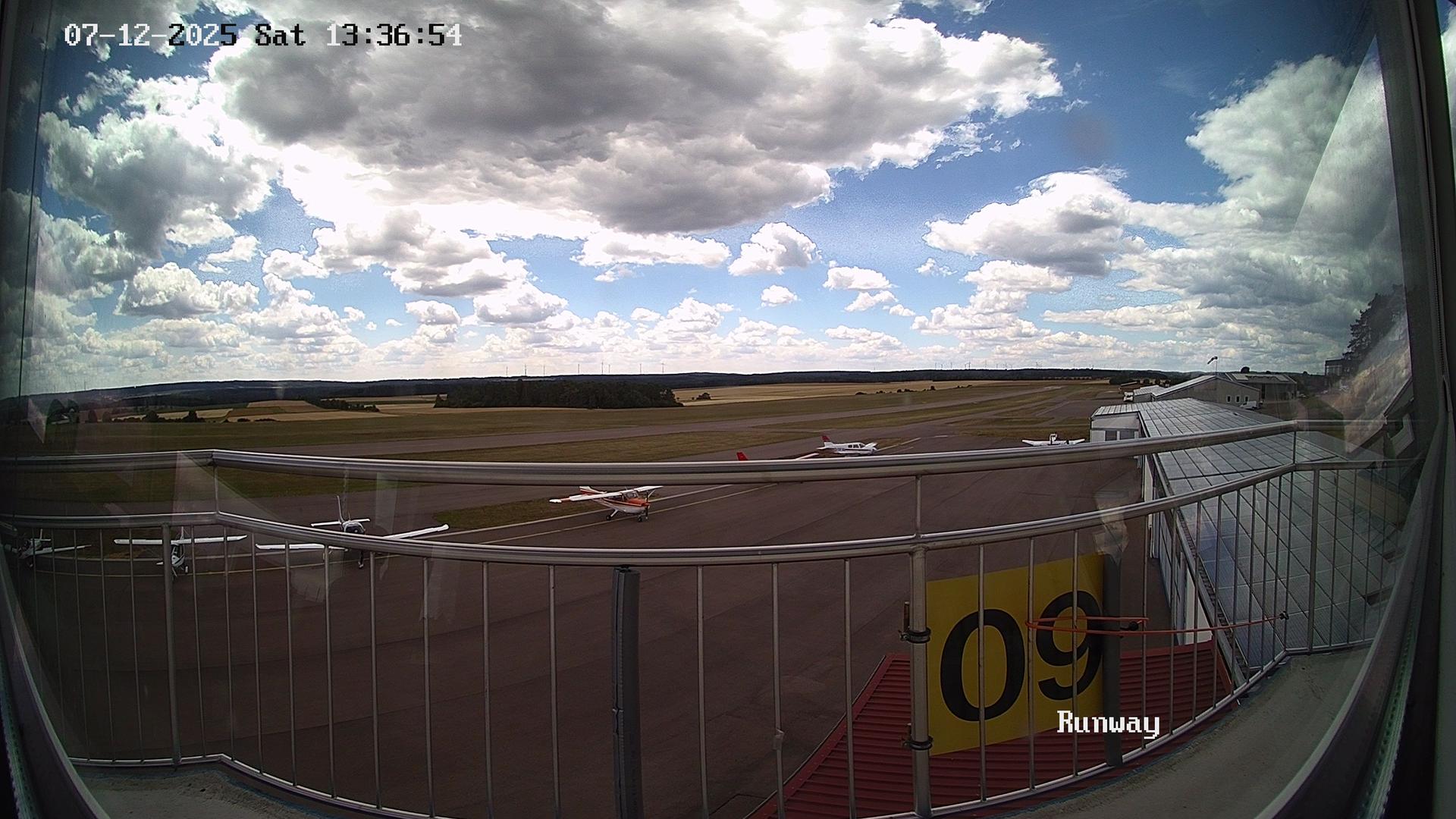 Aerial View: Elchingen Airport Landscapes Webcam