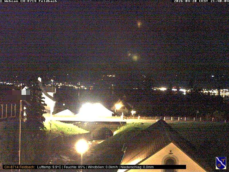 Feldbach: Schweiz, Zürich: Blick über den Zürichsee Richtung Schwyzer Voralpen und Glarneralpen